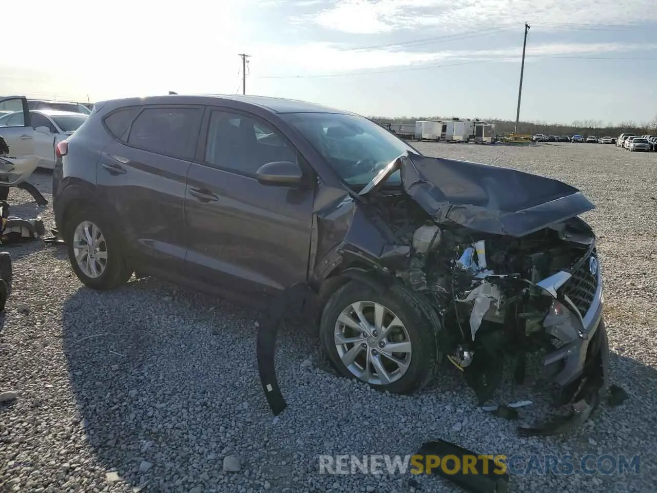 4 Photograph of a damaged car KM8J23A44MU338738 HYUNDAI TUCSON 2021