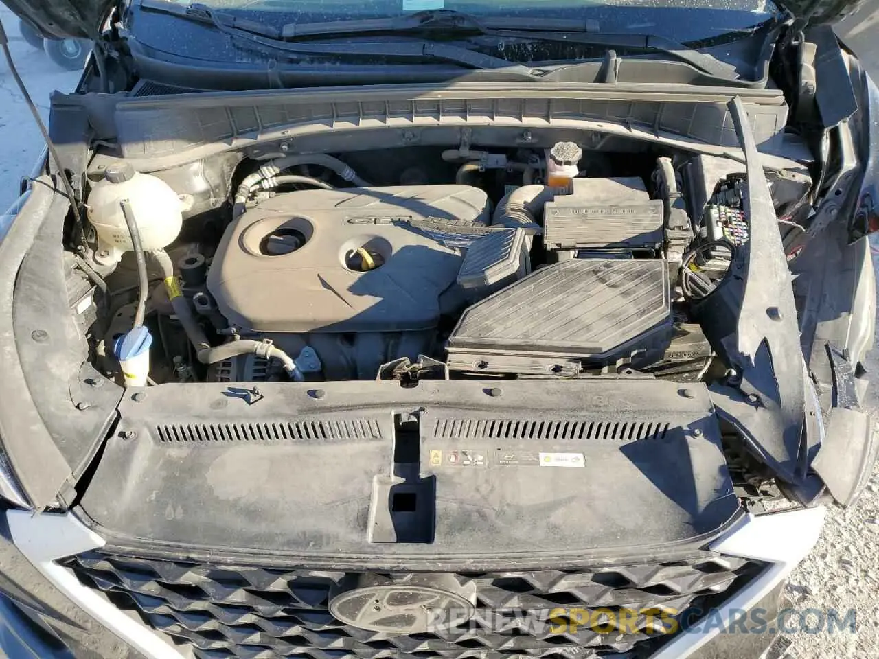 13 Photograph of a damaged car KM8J23A45MU290540 HYUNDAI TUCSON 2021