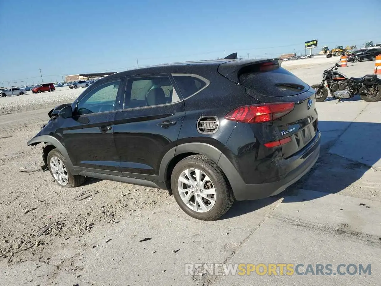 2 Photograph of a damaged car KM8J23A45MU290540 HYUNDAI TUCSON 2021