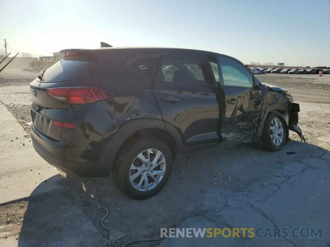 3 Photograph of a damaged car KM8J23A45MU290540 HYUNDAI TUCSON 2021