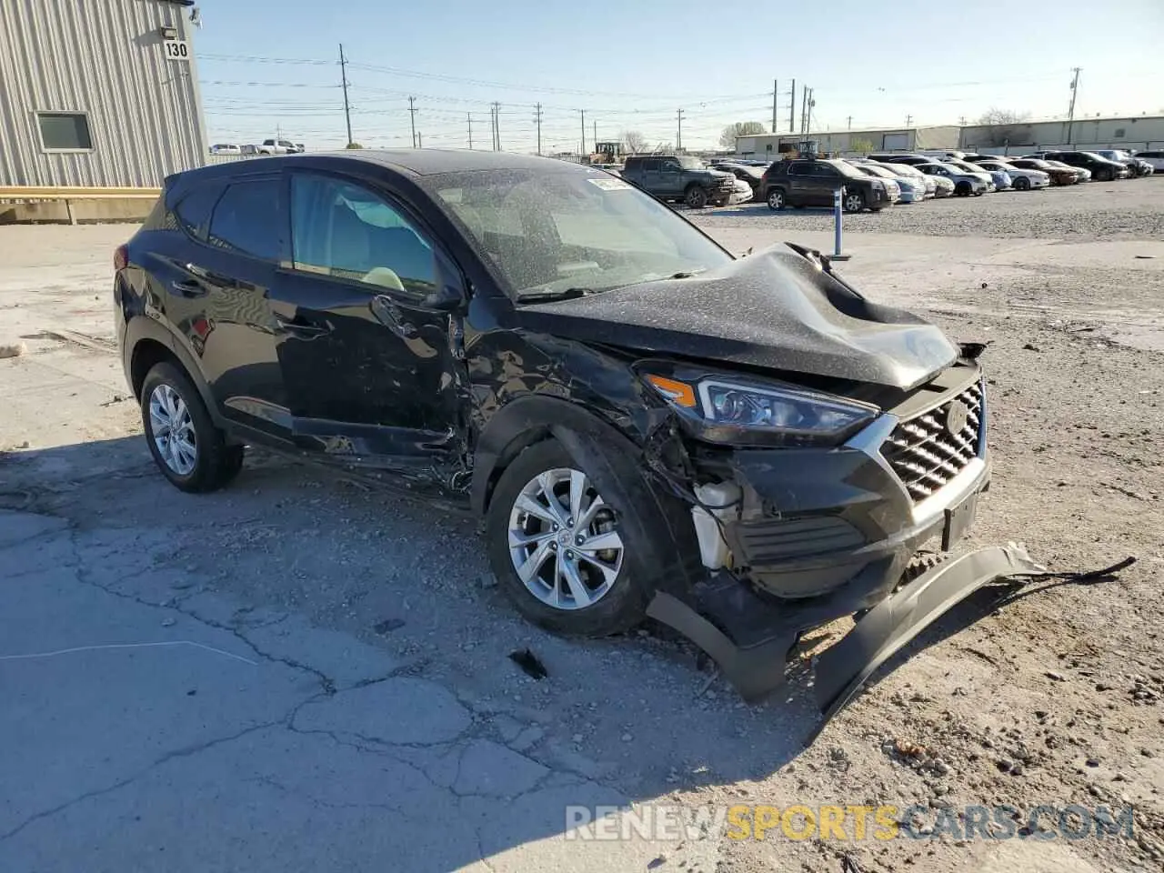 4 Photograph of a damaged car KM8J23A45MU290540 HYUNDAI TUCSON 2021