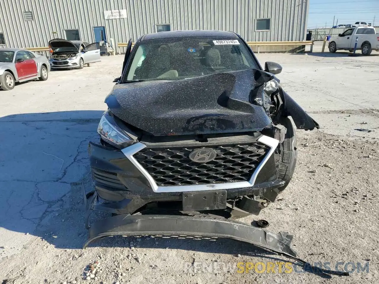 5 Photograph of a damaged car KM8J23A45MU290540 HYUNDAI TUCSON 2021