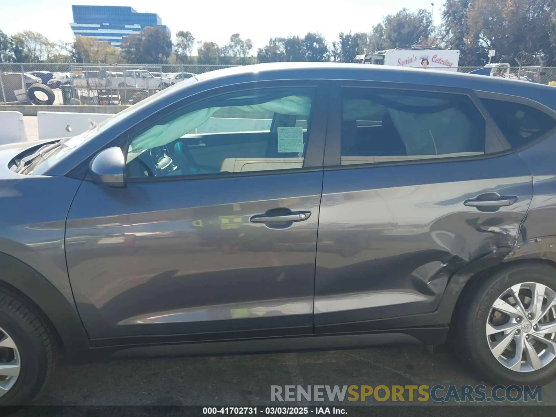 14 Photograph of a damaged car KM8J23A45MU355712 HYUNDAI TUCSON 2021
