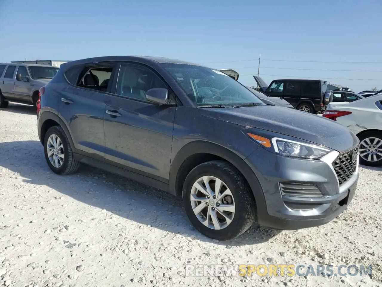 4 Photograph of a damaged car KM8J23A45MU400261 HYUNDAI TUCSON 2021