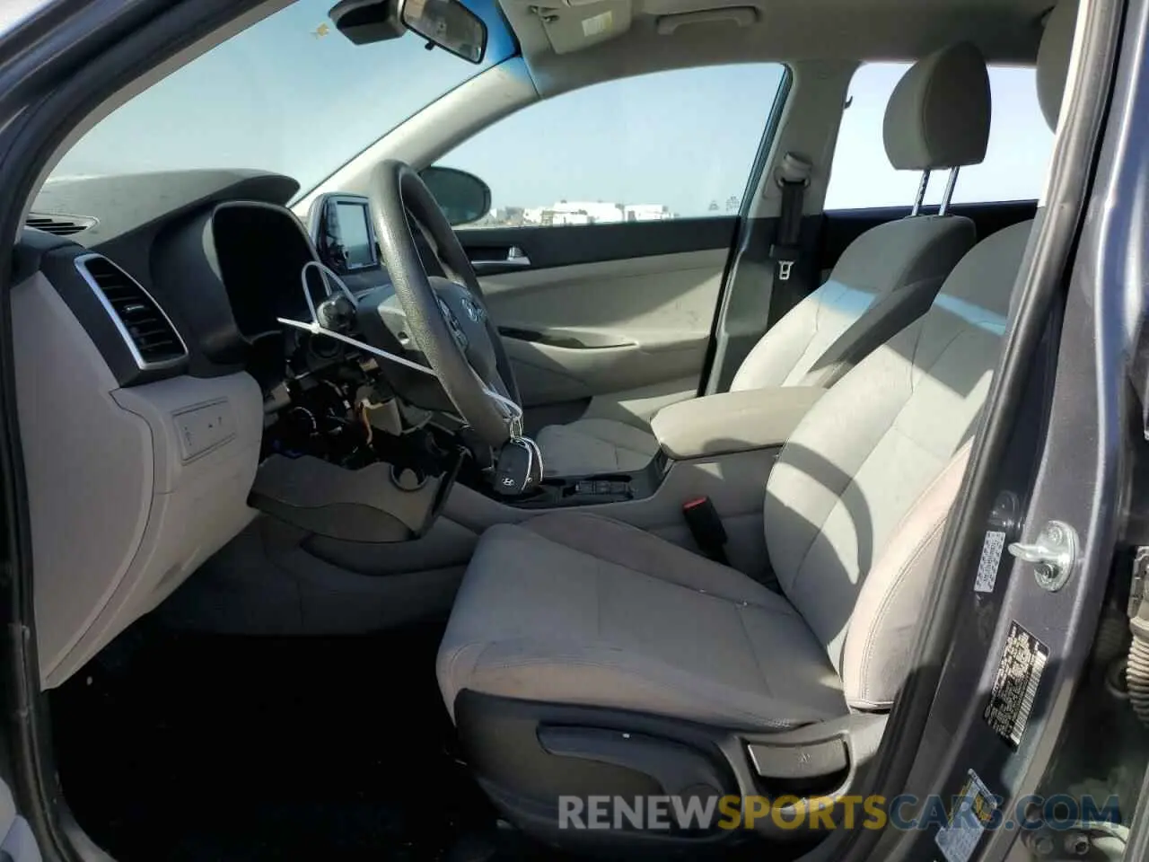 7 Photograph of a damaged car KM8J23A45MU400261 HYUNDAI TUCSON 2021