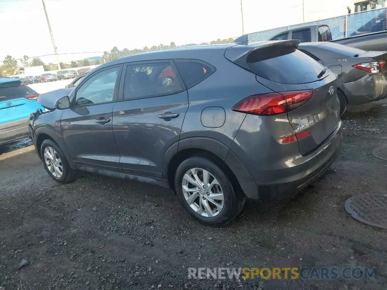 2 Photograph of a damaged car KM8J23A46MU383292 HYUNDAI TUCSON 2021
