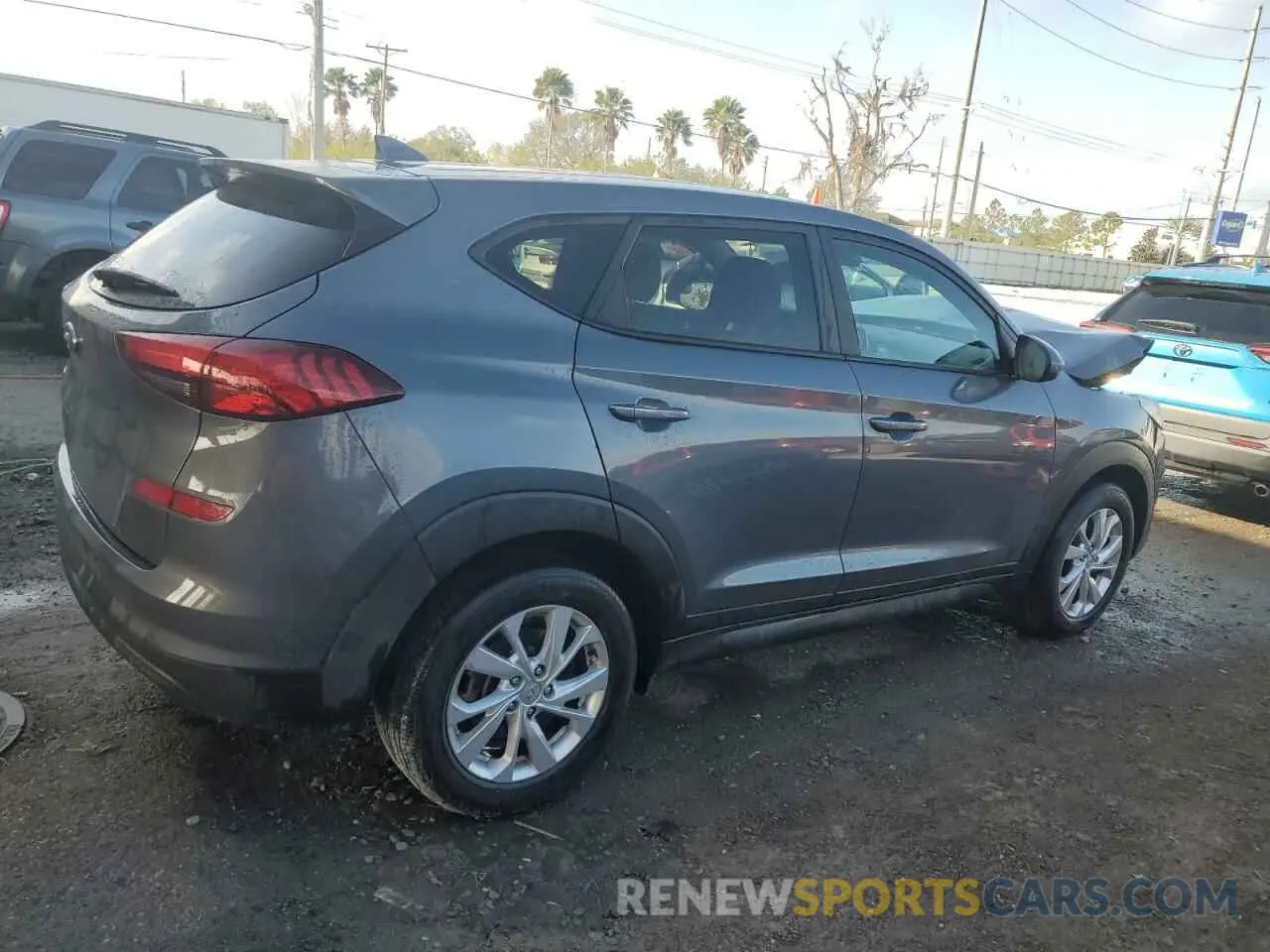3 Photograph of a damaged car KM8J23A46MU383292 HYUNDAI TUCSON 2021