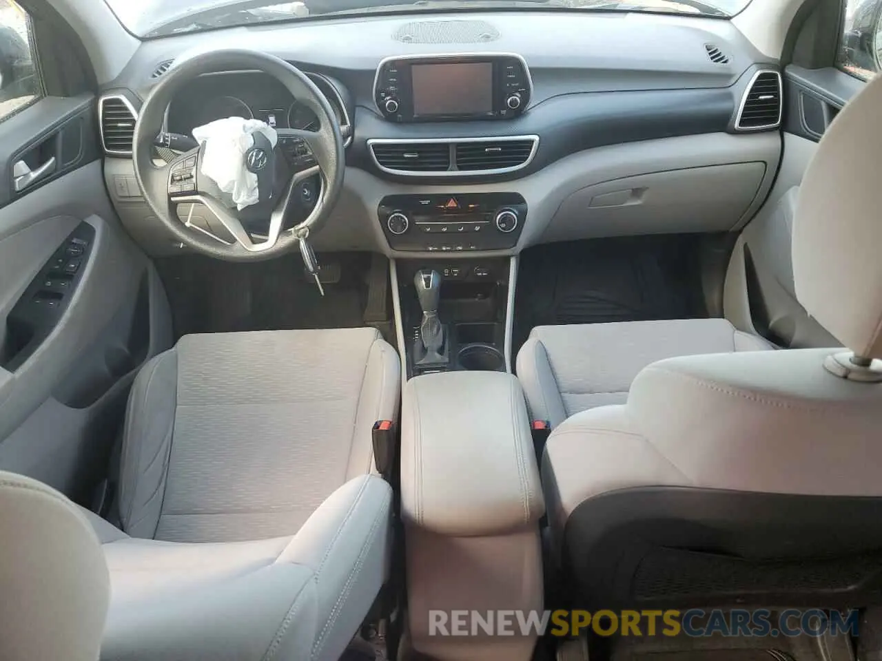 8 Photograph of a damaged car KM8J23A46MU383292 HYUNDAI TUCSON 2021