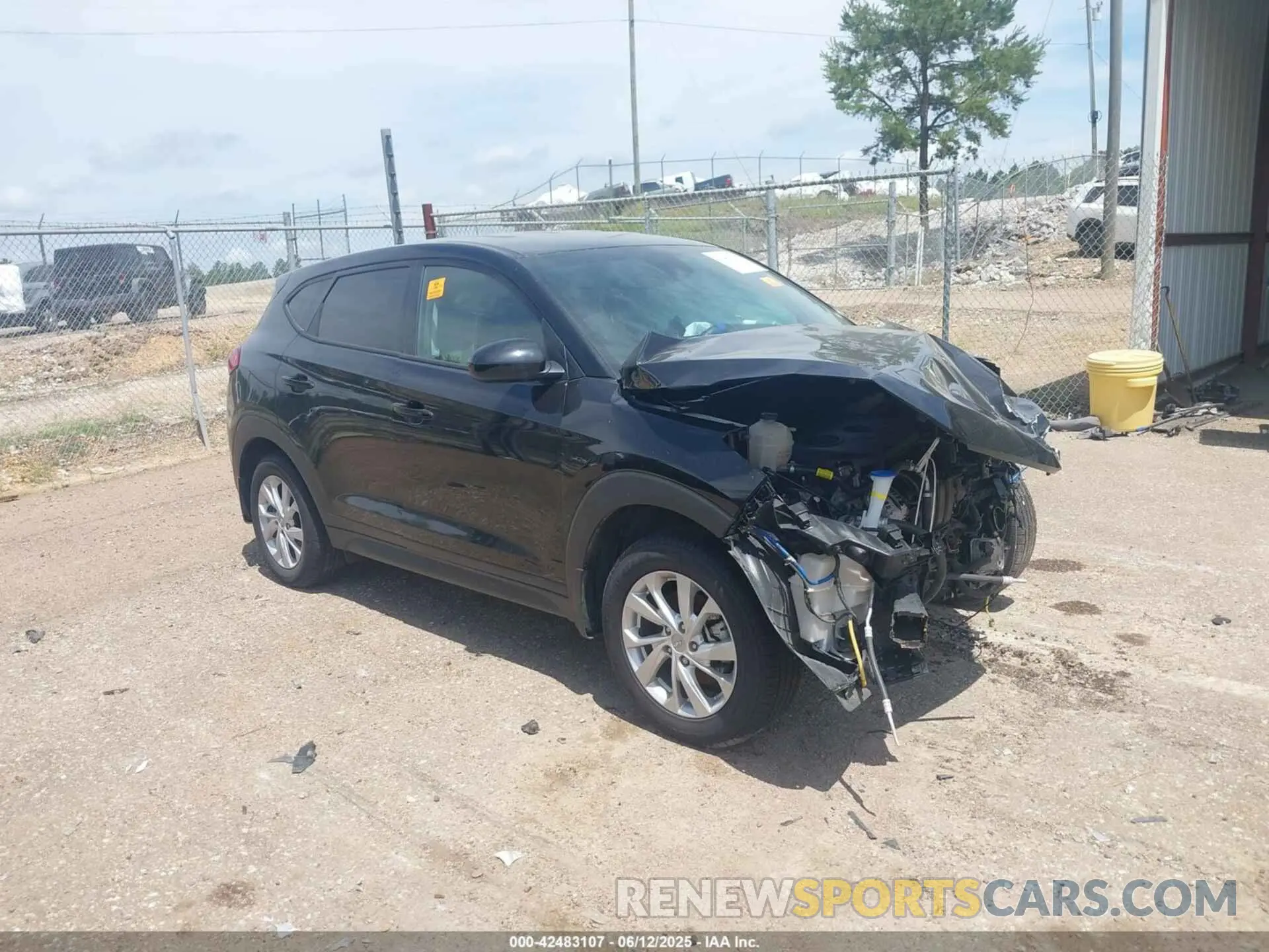 1 Photograph of a damaged car KM8J23A48MU326544 HYUNDAI TUCSON 2021