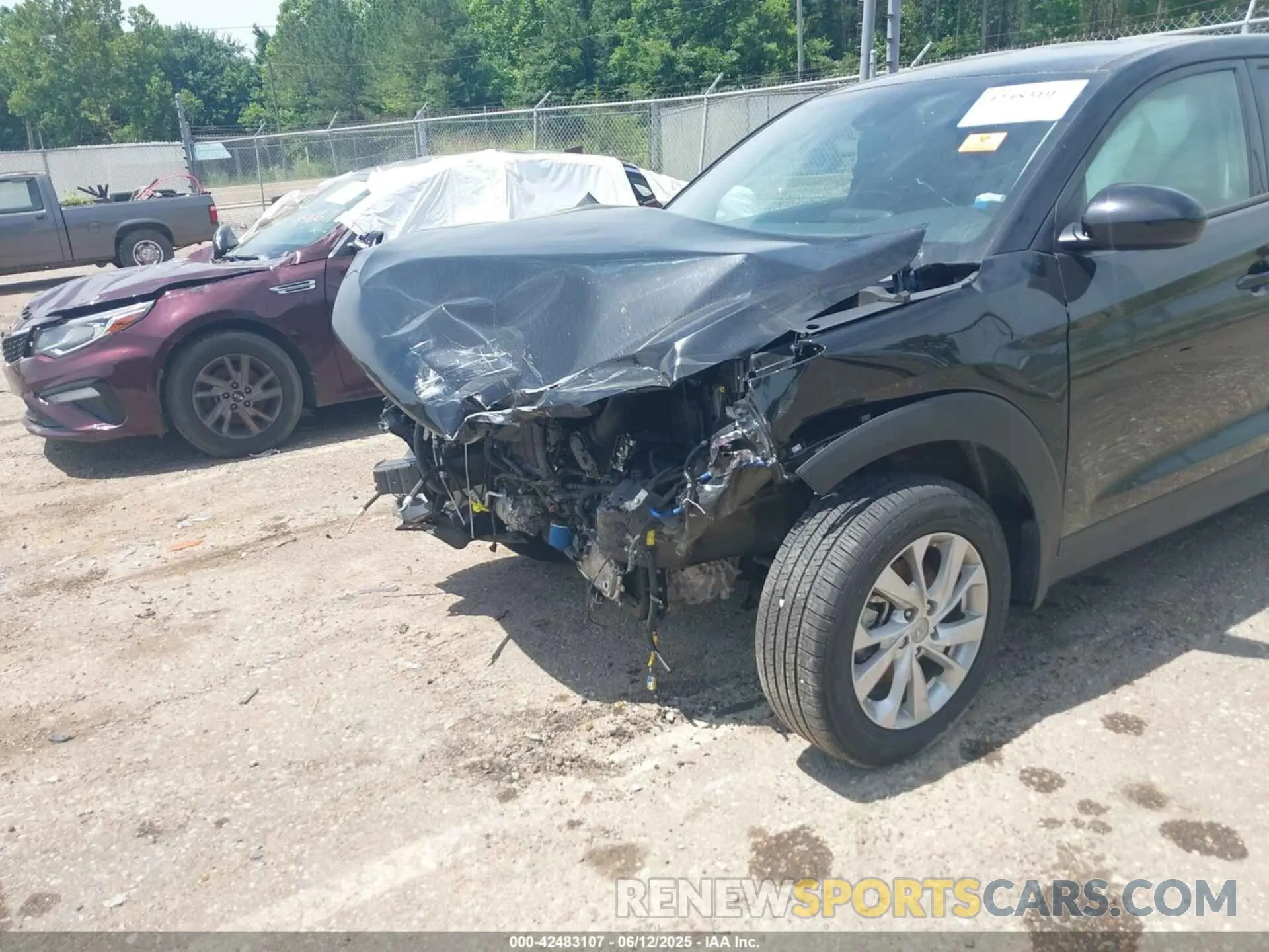 14 Photograph of a damaged car KM8J23A48MU326544 HYUNDAI TUCSON 2021