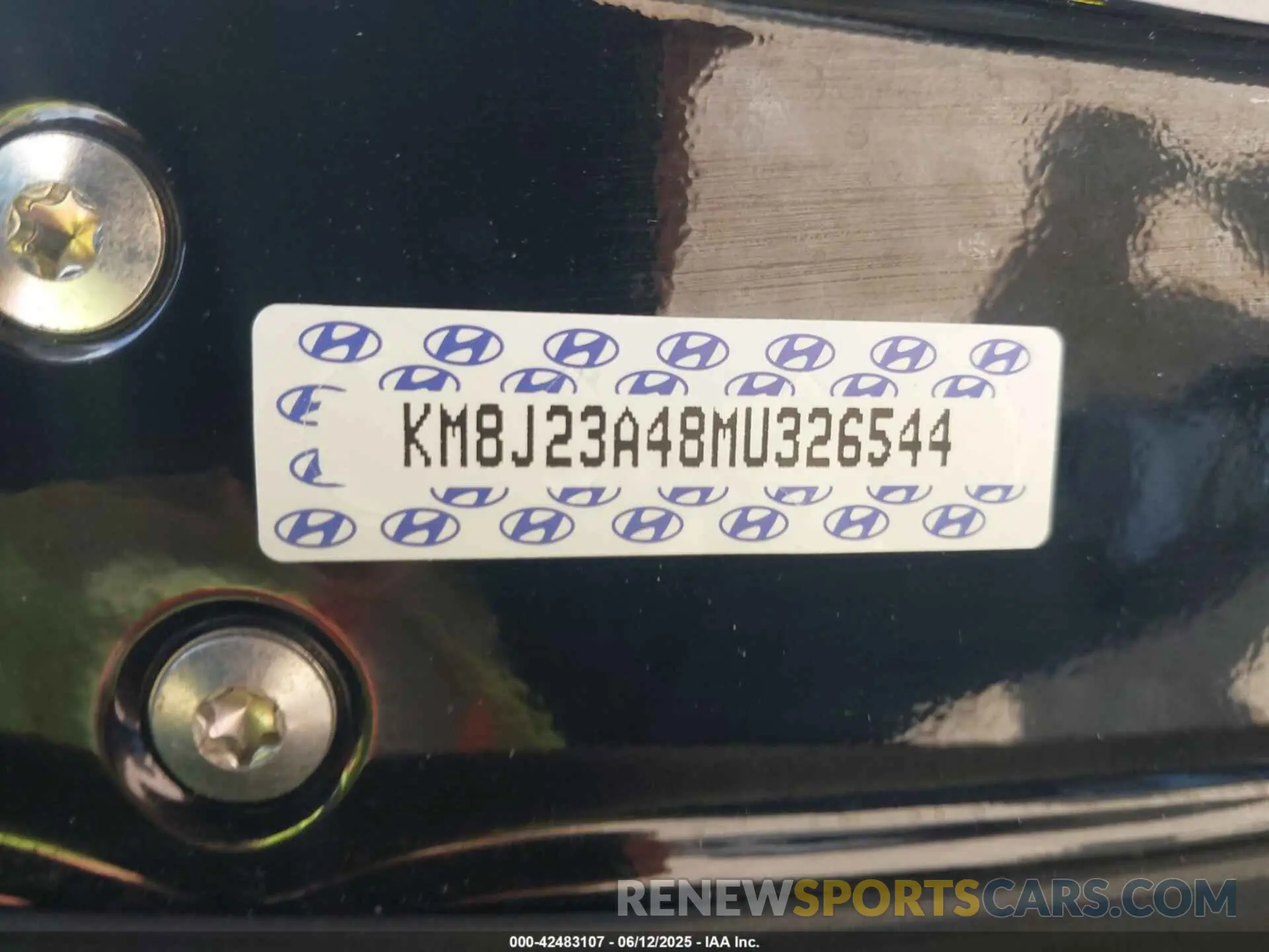 9 Photograph of a damaged car KM8J23A48MU326544 HYUNDAI TUCSON 2021