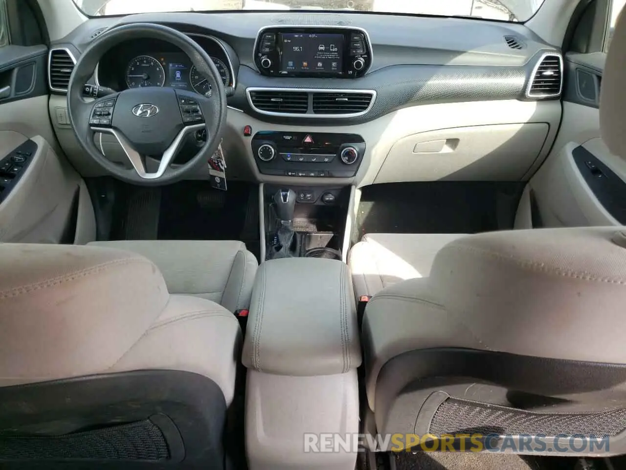 8 Фотография поврежденного автомобиля KM8J23A49MU290332 HYUNDAI TUCSON 2021