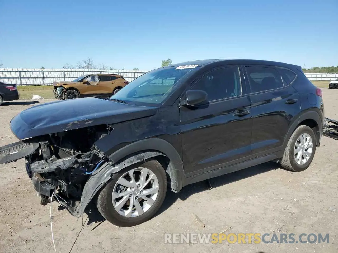 1 Photograph of a damaged car KM8J23A49MU305489 HYUNDAI TUCSON 2021