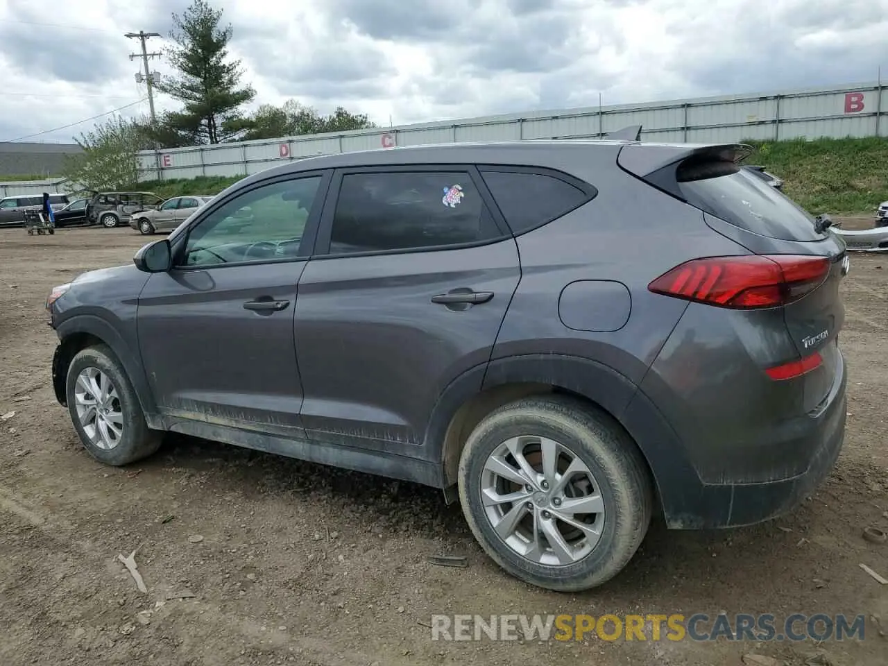 2 Photograph of a damaged car KM8J23A49MU362792 HYUNDAI TUCSON 2021