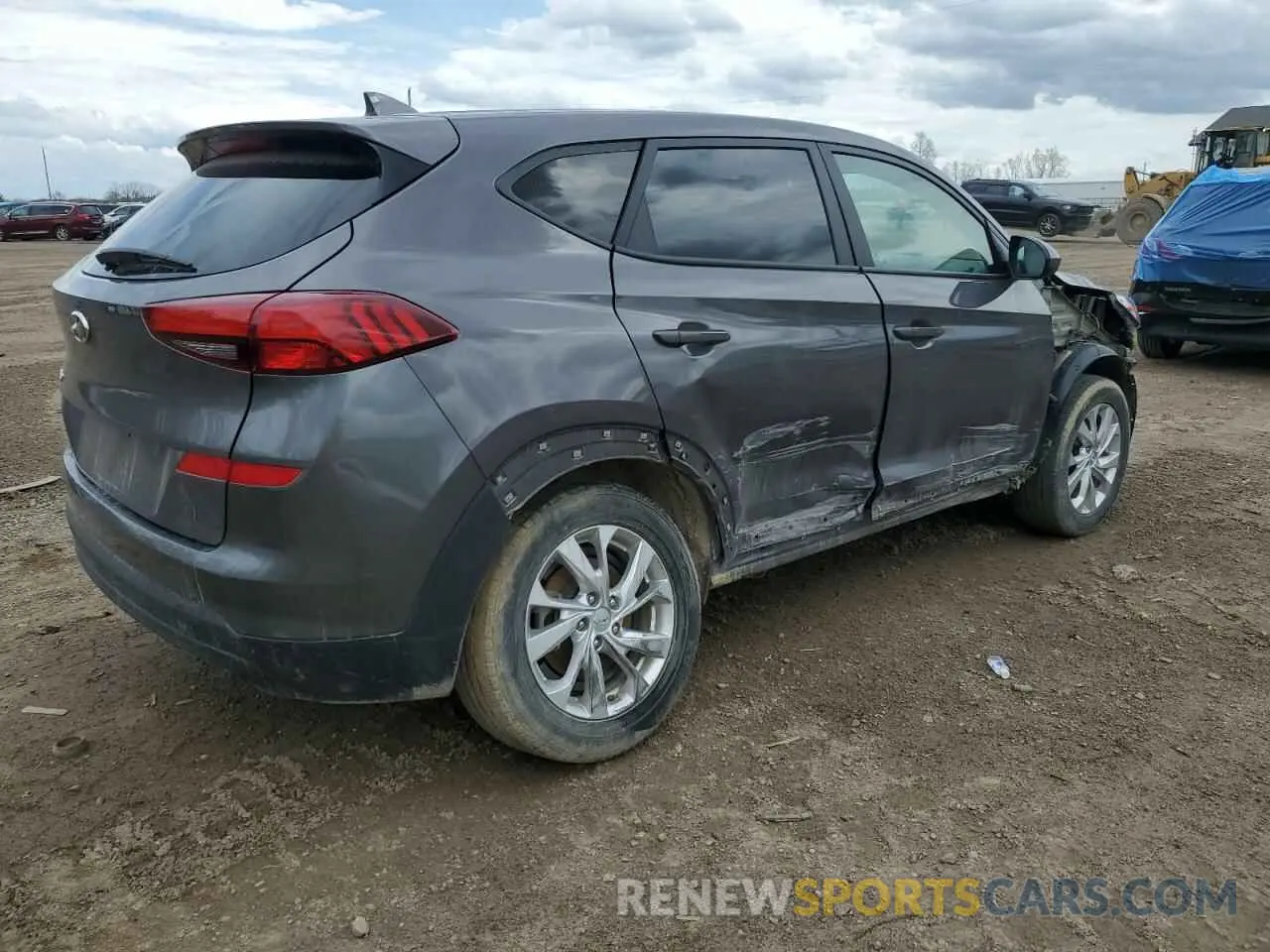 3 Photograph of a damaged car KM8J23A49MU362792 HYUNDAI TUCSON 2021