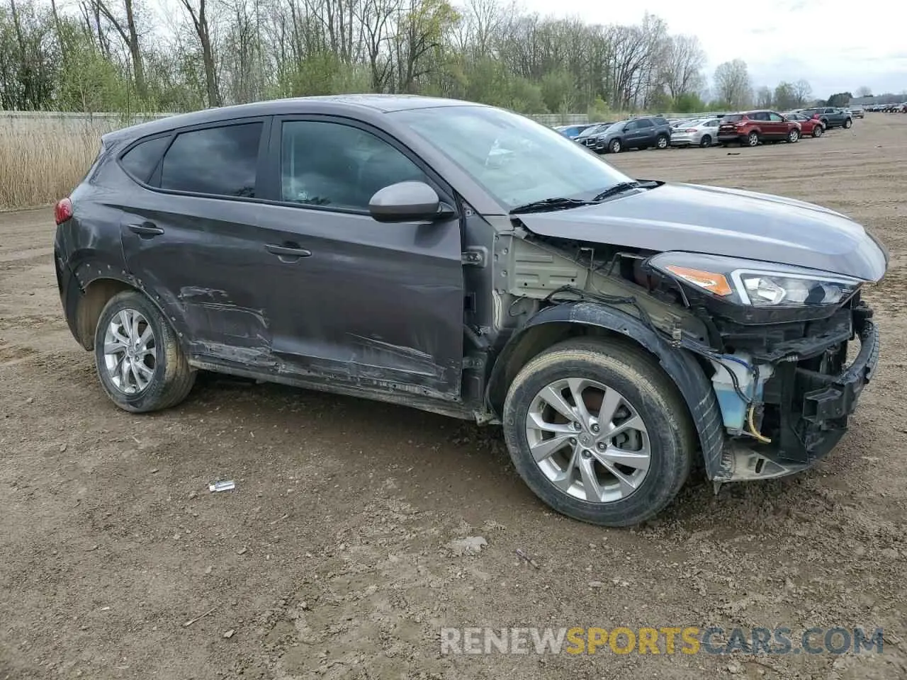 4 Photograph of a damaged car KM8J23A49MU362792 HYUNDAI TUCSON 2021