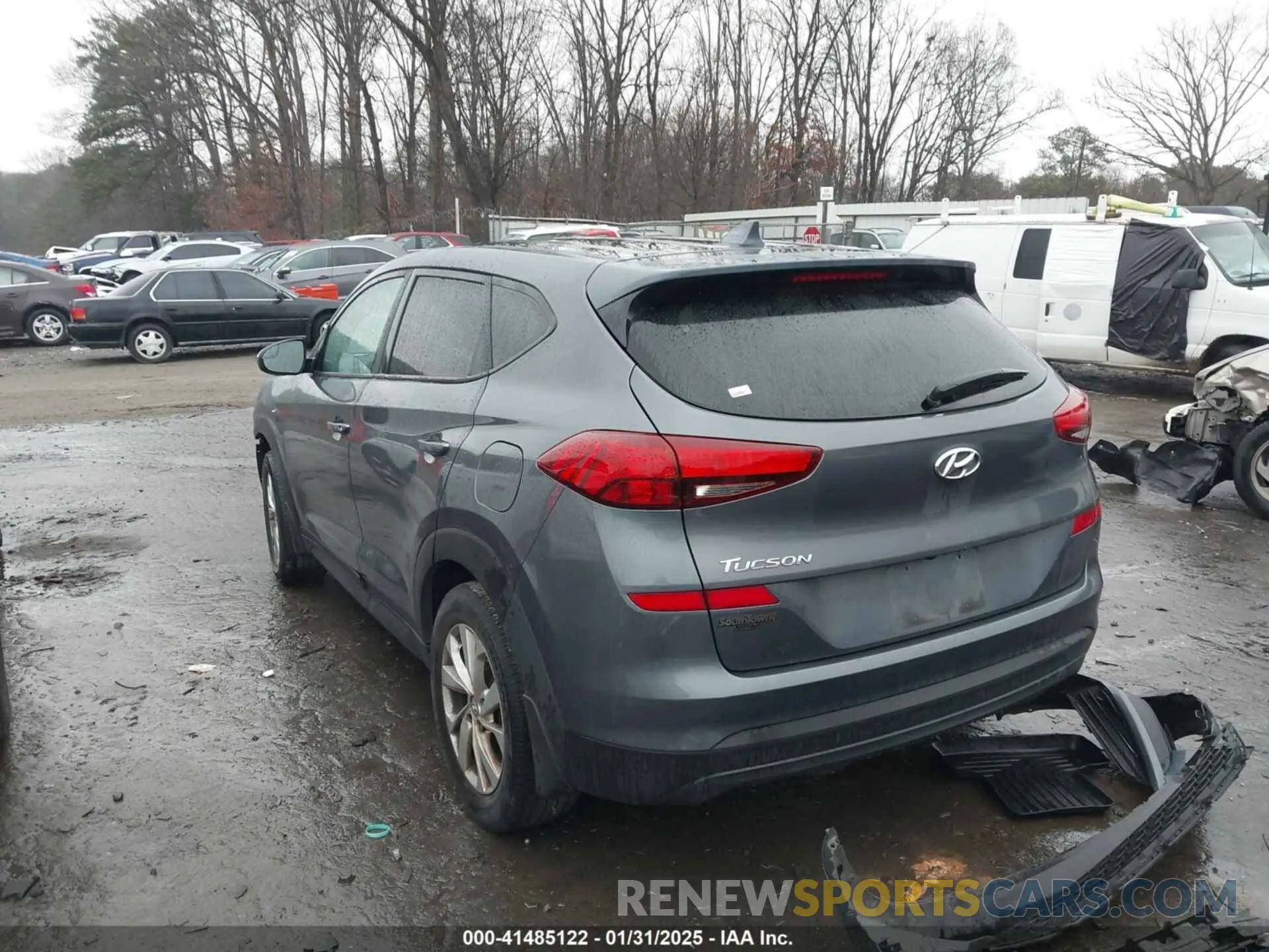 3 Фотография поврежденного автомобиля KM8J23A4XMU311804 HYUNDAI TUCSON 2021