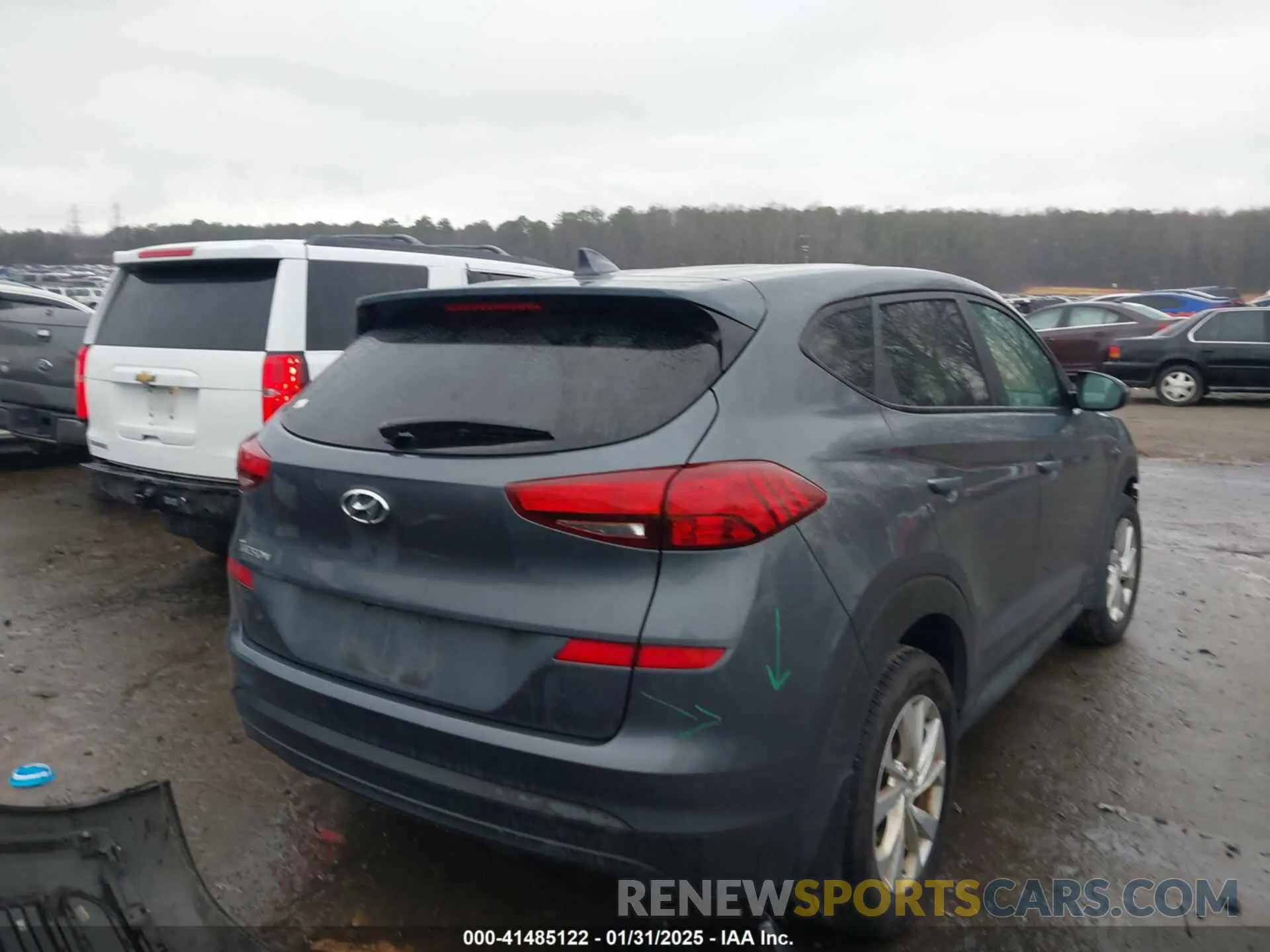 4 Фотография поврежденного автомобиля KM8J23A4XMU311804 HYUNDAI TUCSON 2021