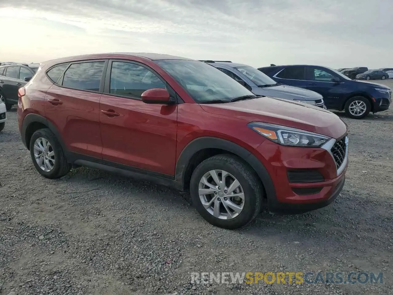 4 Photograph of a damaged car KM8J23A4XMU379892 HYUNDAI TUCSON 2021