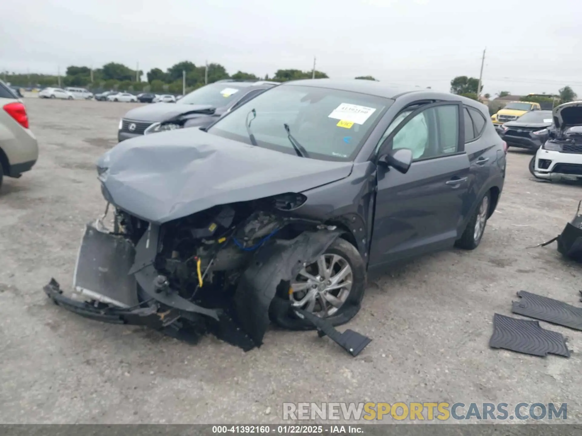2 Photograph of a damaged car KM8J23A4XMU401910 HYUNDAI TUCSON 2021