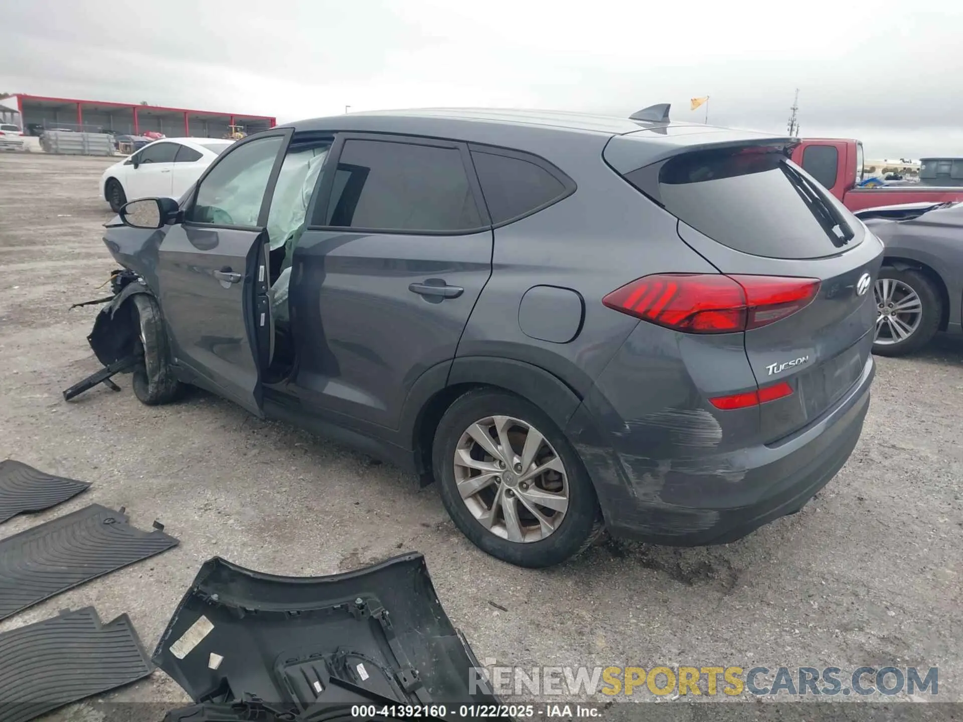 3 Photograph of a damaged car KM8J23A4XMU401910 HYUNDAI TUCSON 2021