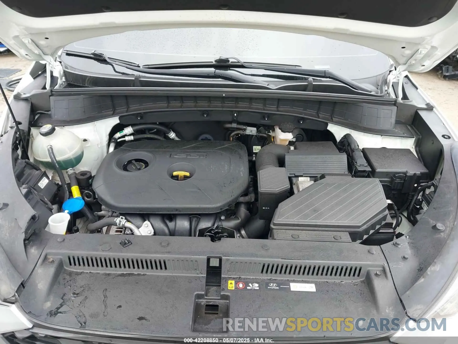 10 Photograph of a damaged car KM8J2CA41MU286484 HYUNDAI TUCSON 2021