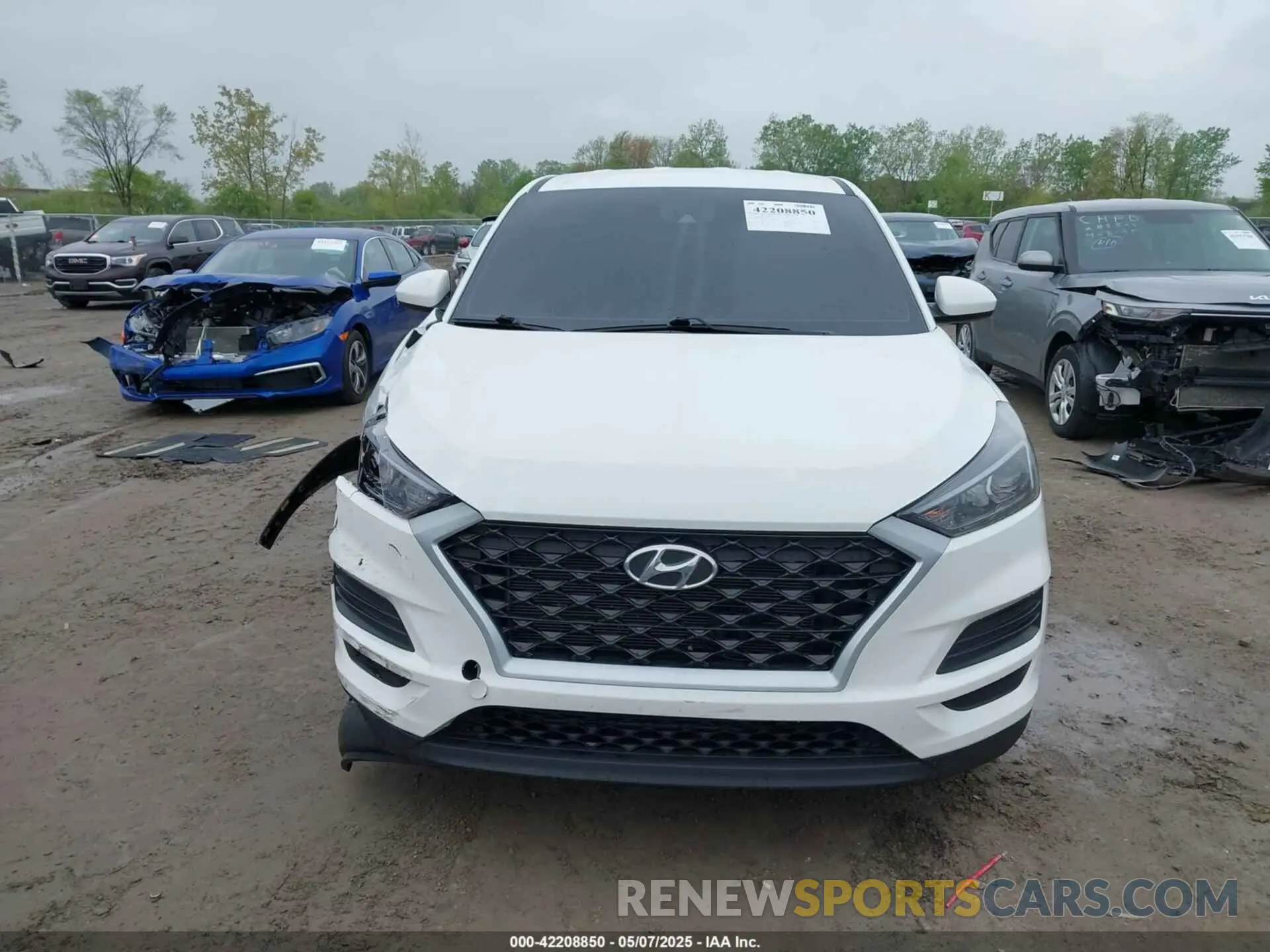 12 Photograph of a damaged car KM8J2CA41MU286484 HYUNDAI TUCSON 2021