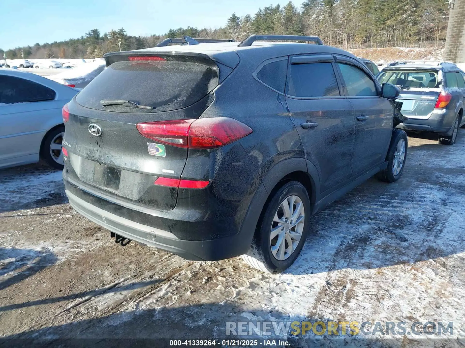 4 Photograph of a damaged car KM8J2CA42MU368157 HYUNDAI TUCSON 2021