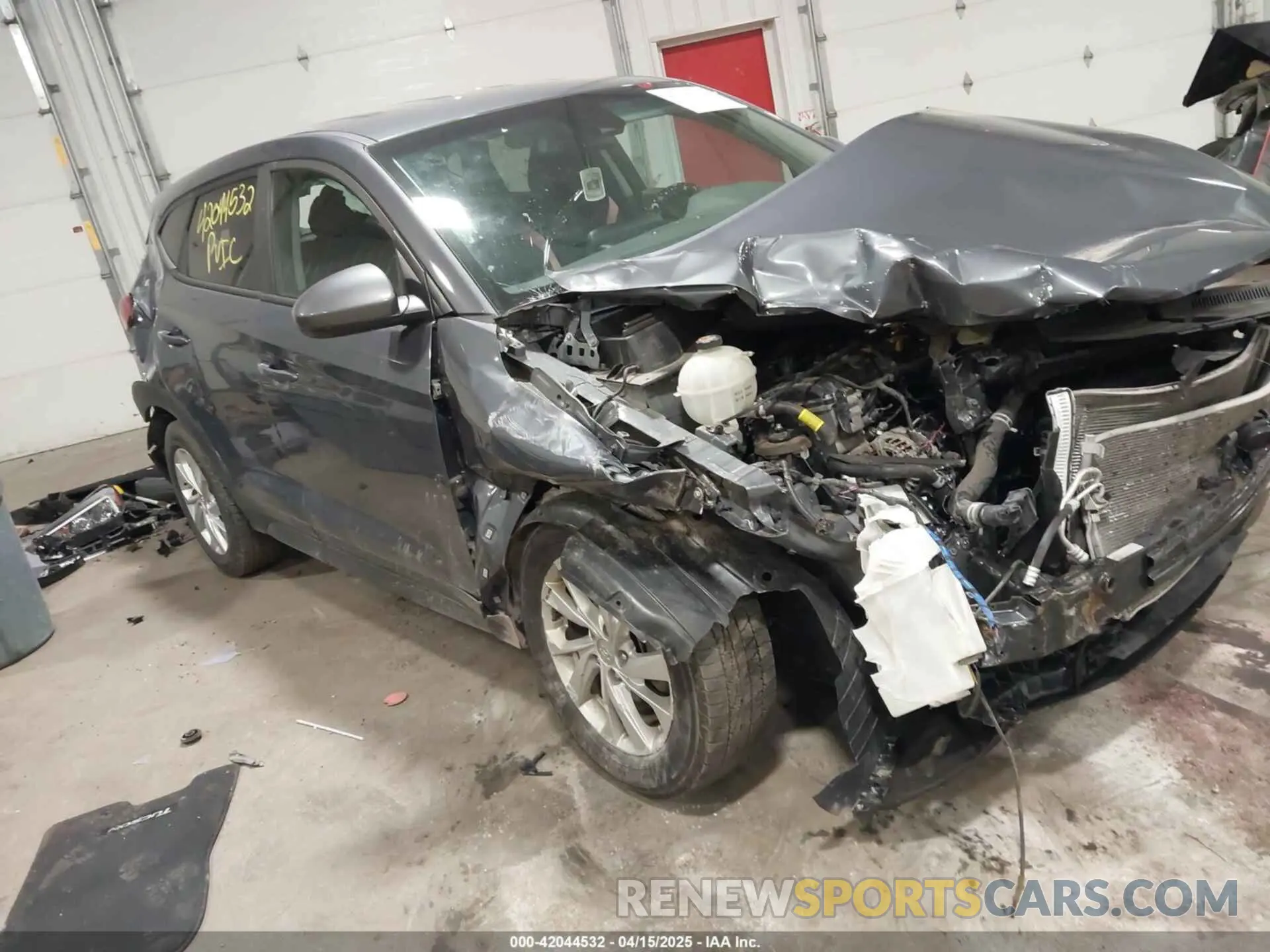 1 Photograph of a damaged car KM8J2CA44MU286138 HYUNDAI TUCSON 2021