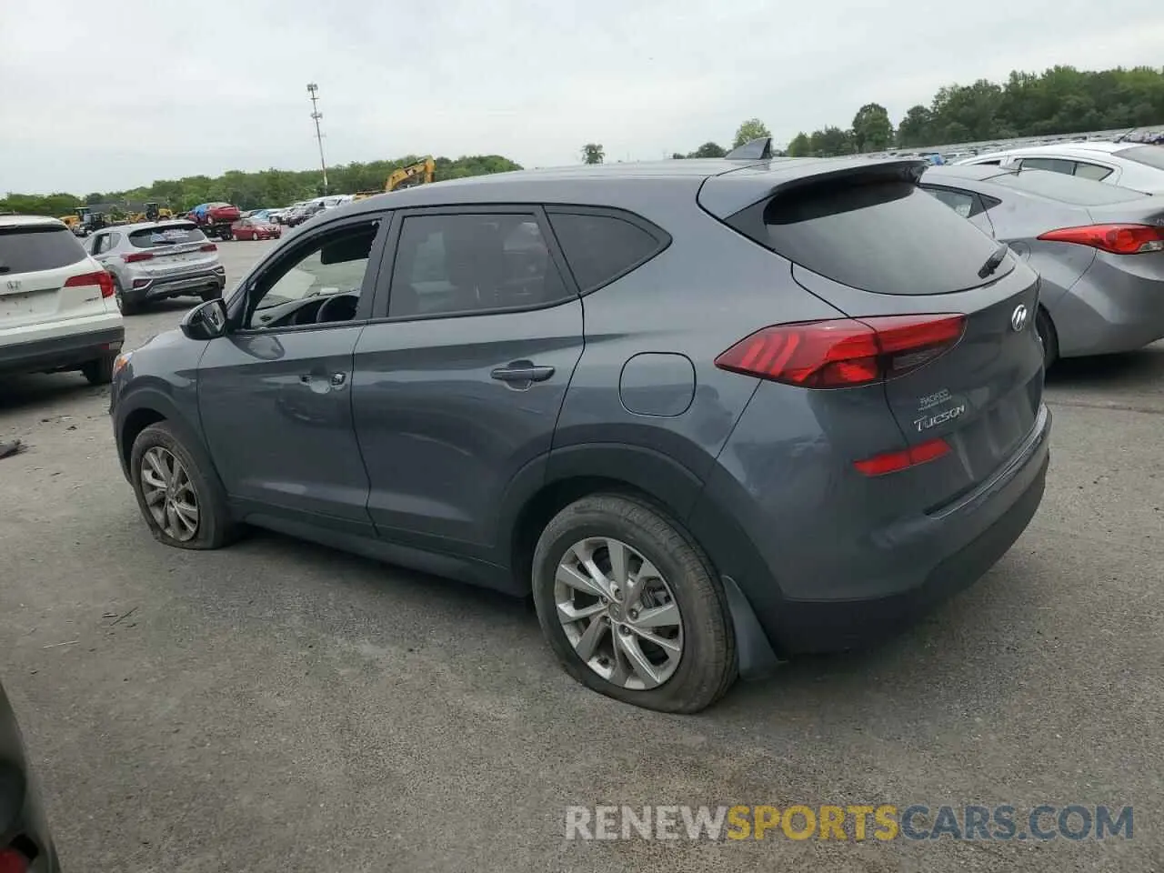 2 Photograph of a damaged car KM8J2CA44MU341882 HYUNDAI TUCSON 2021