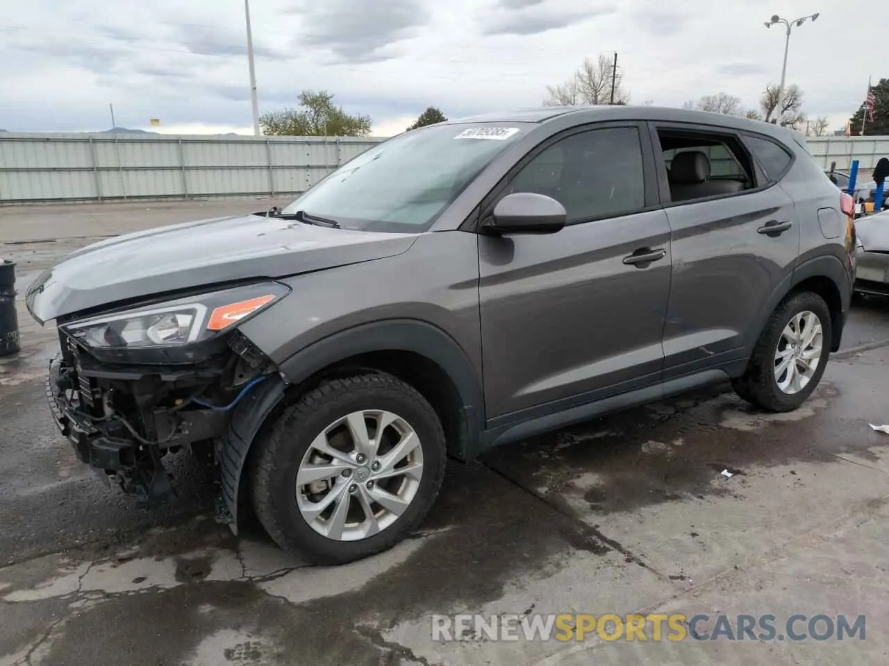 1 Photograph of a damaged car KM8J2CA45MU306204 HYUNDAI TUCSON 2021