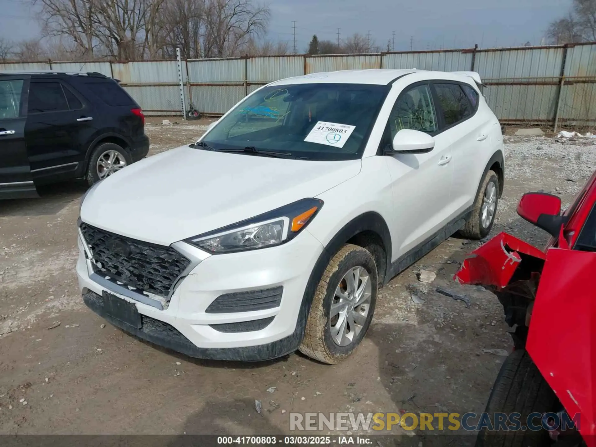 2 Photograph of a damaged car KM8J2CA46MU293186 HYUNDAI TUCSON 2021