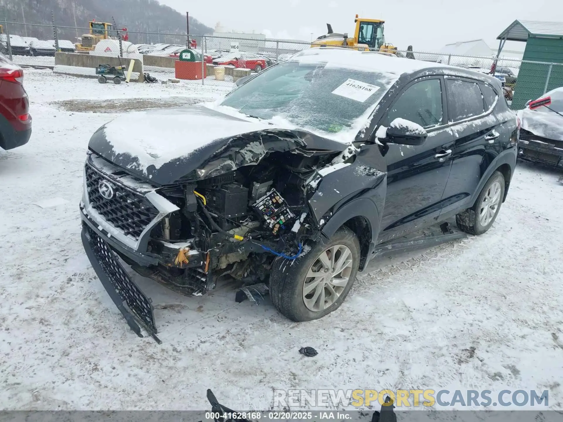 2 Photograph of a damaged car KM8J2CA46MU305045 HYUNDAI TUCSON 2021