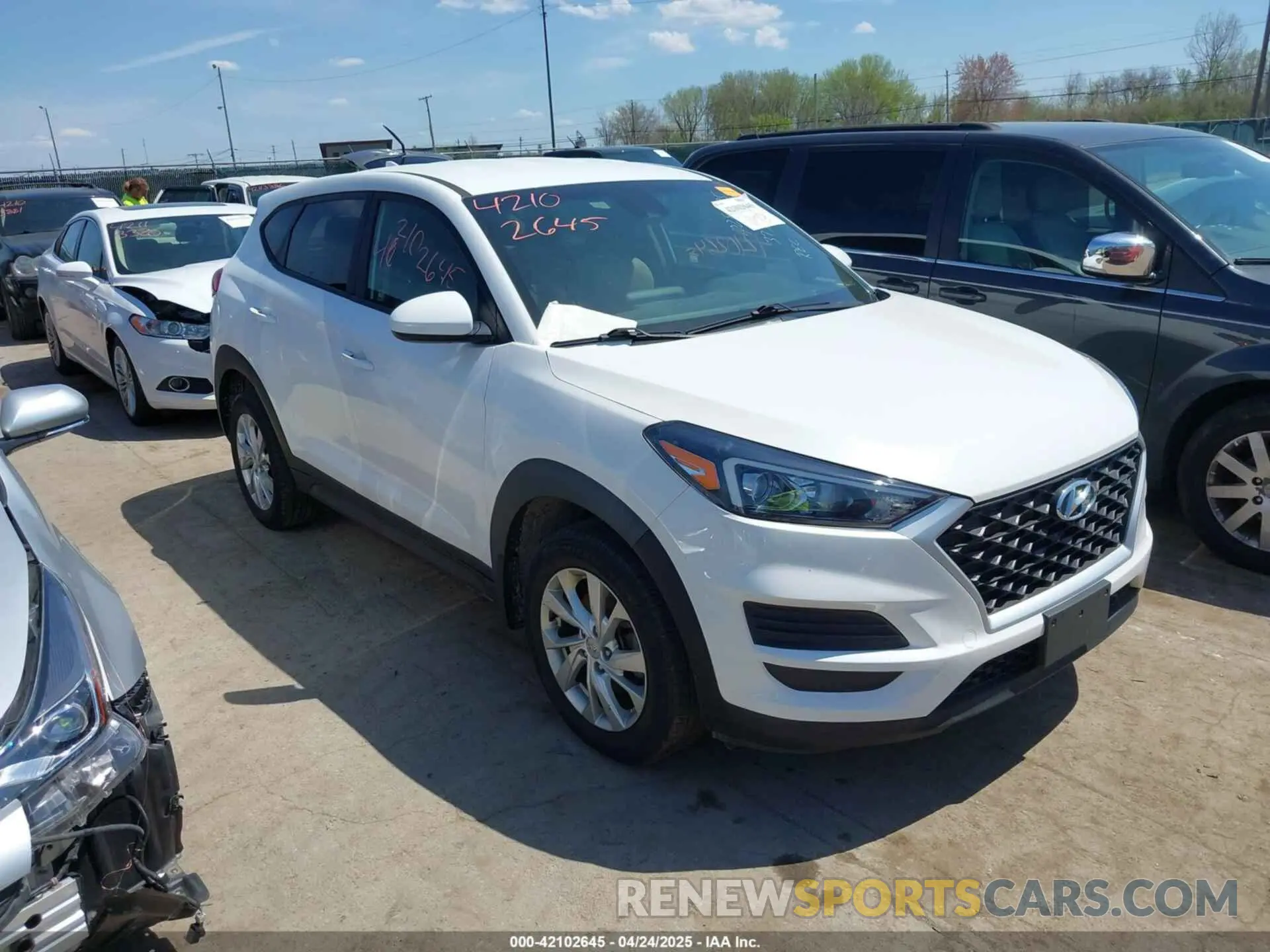 1 Фотография поврежденного автомобиля KM8J2CA46MU373510 HYUNDAI TUCSON 2021