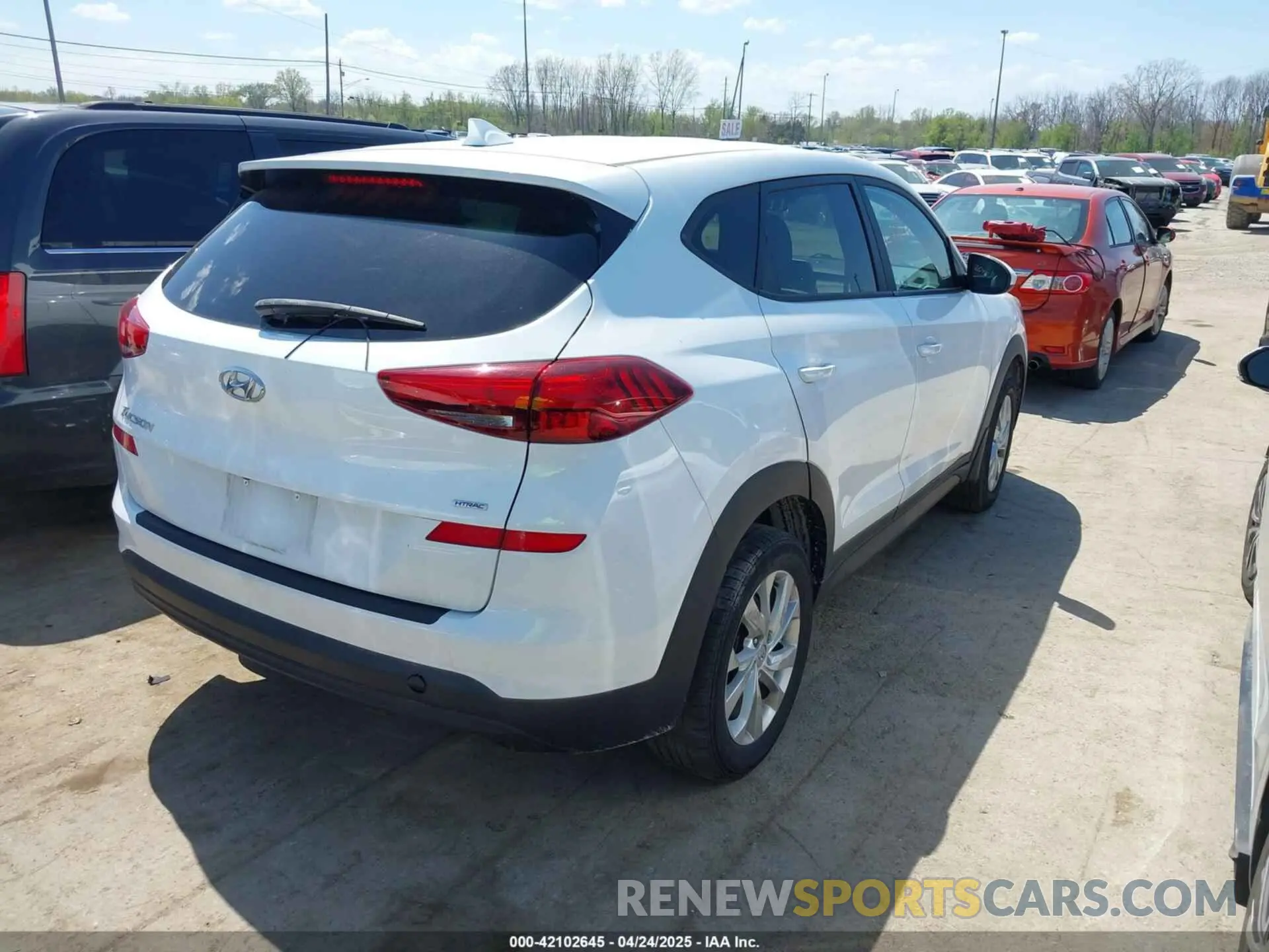 4 Фотография поврежденного автомобиля KM8J2CA46MU373510 HYUNDAI TUCSON 2021