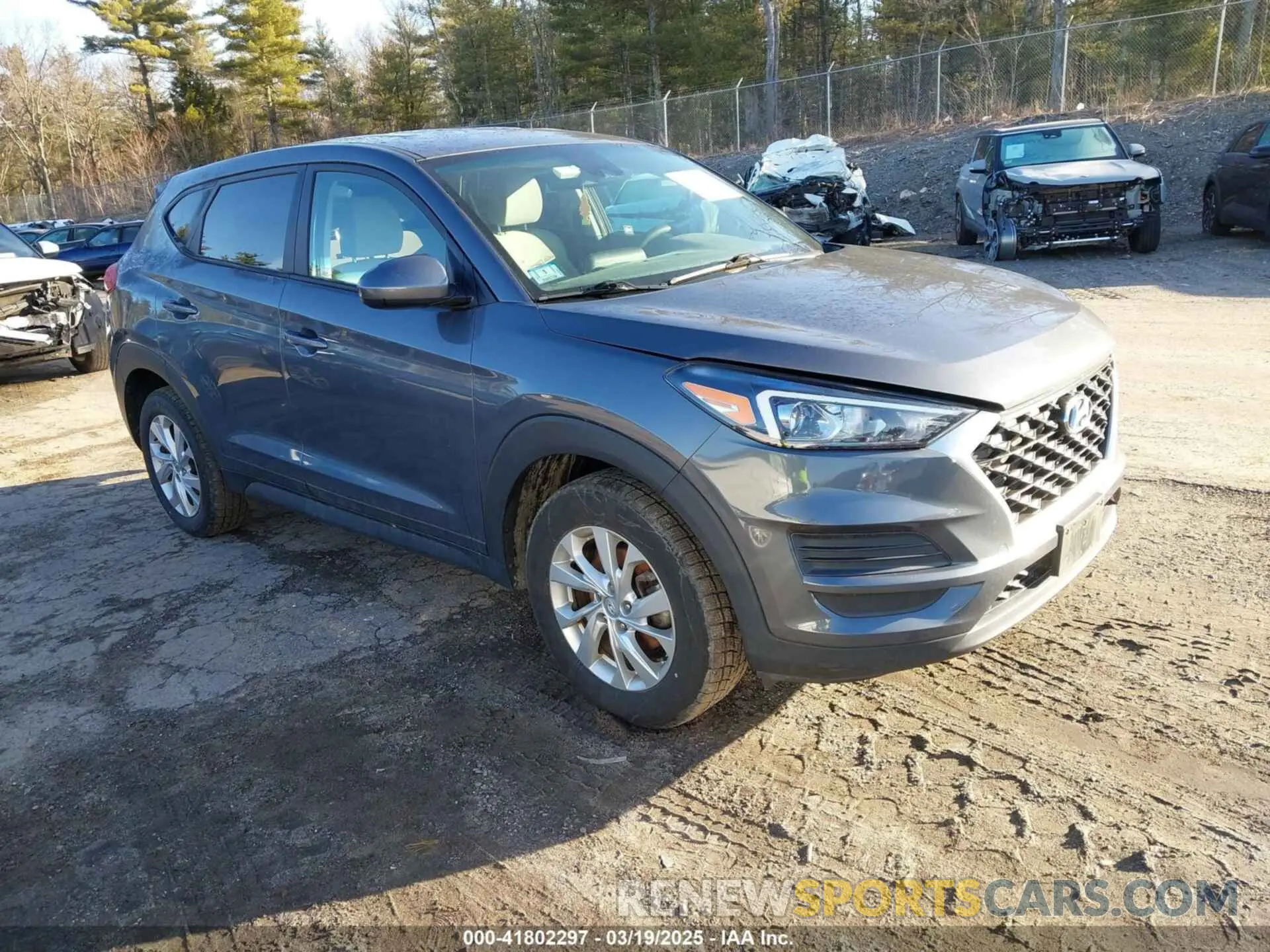 1 Photograph of a damaged car KM8J2CA47MU342654 HYUNDAI TUCSON 2021