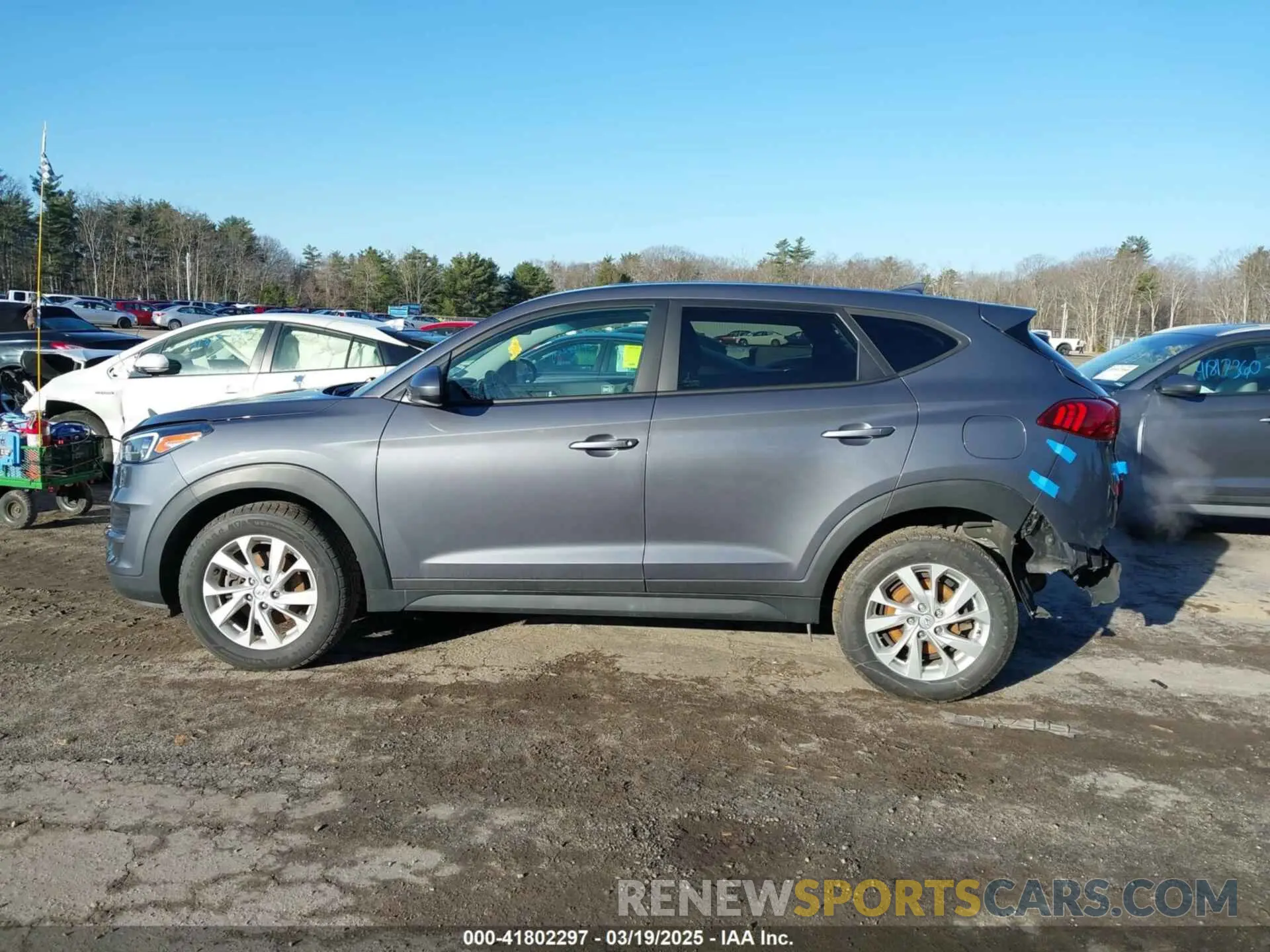 14 Photograph of a damaged car KM8J2CA47MU342654 HYUNDAI TUCSON 2021