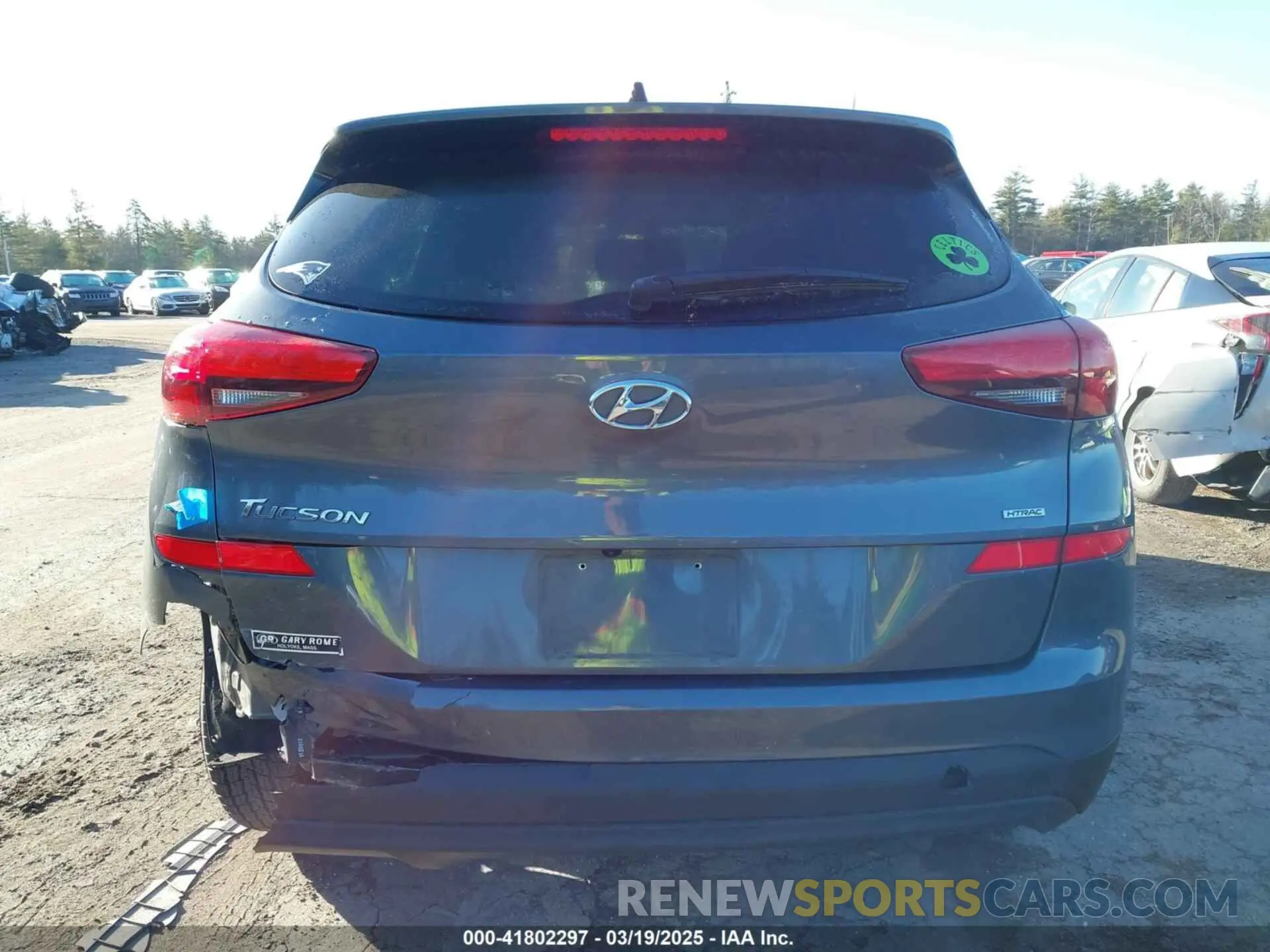 16 Photograph of a damaged car KM8J2CA47MU342654 HYUNDAI TUCSON 2021