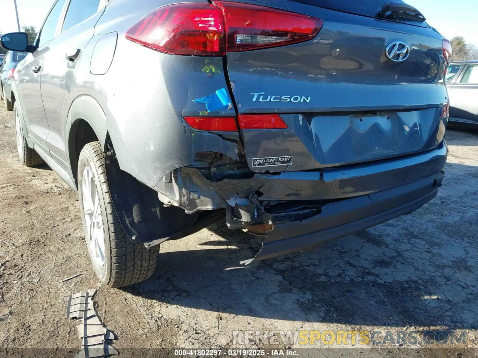 6 Photograph of a damaged car KM8J2CA47MU342654 HYUNDAI TUCSON 2021