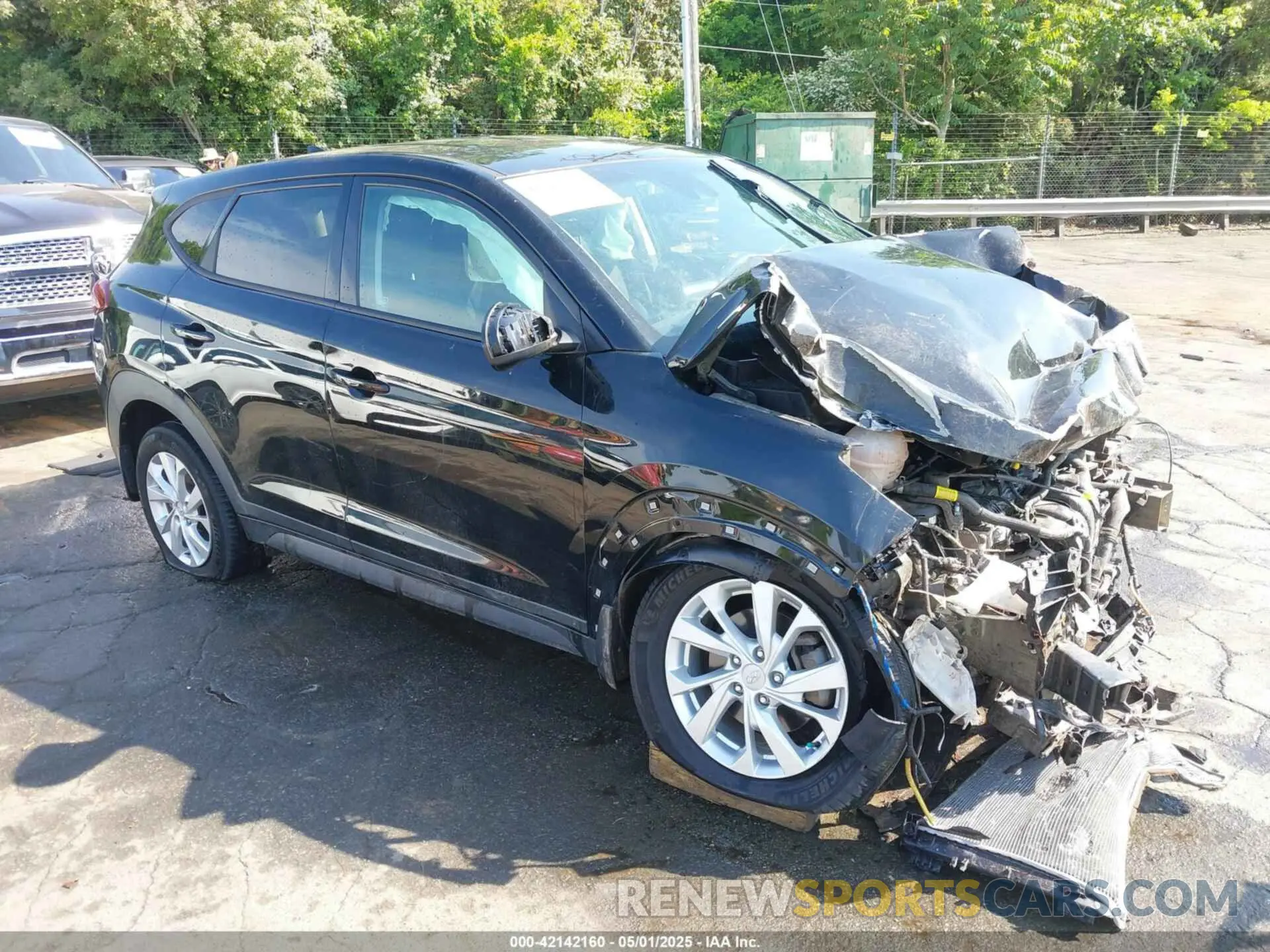 1 Photograph of a damaged car KM8J2CA49MU320249 HYUNDAI TUCSON 2021