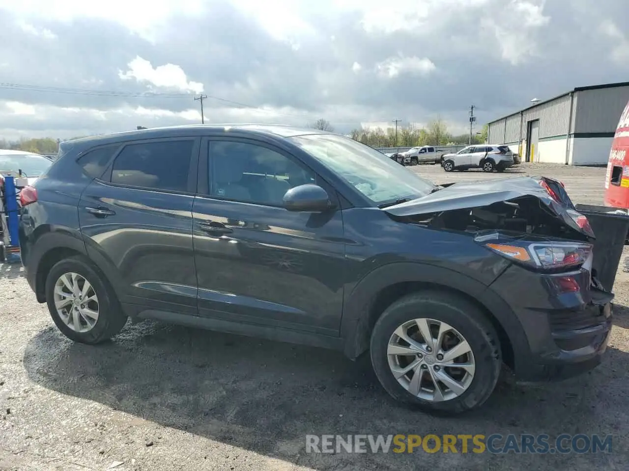 4 Photograph of a damaged car KM8J2CA49MU346835 HYUNDAI TUCSON 2021