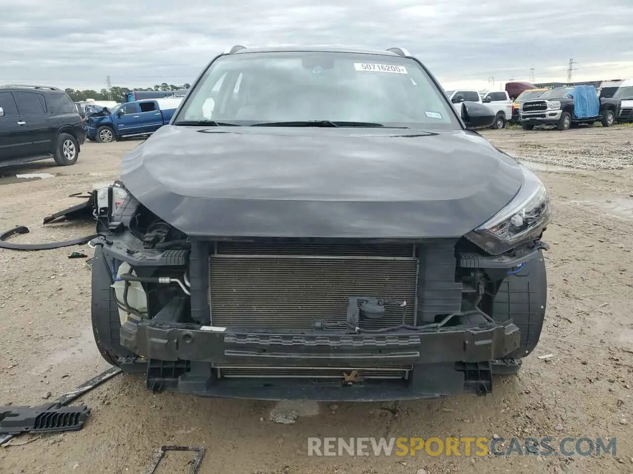 5 Photograph of a damaged car KM8J33A40MU297201 HYUNDAI TUCSON 2021