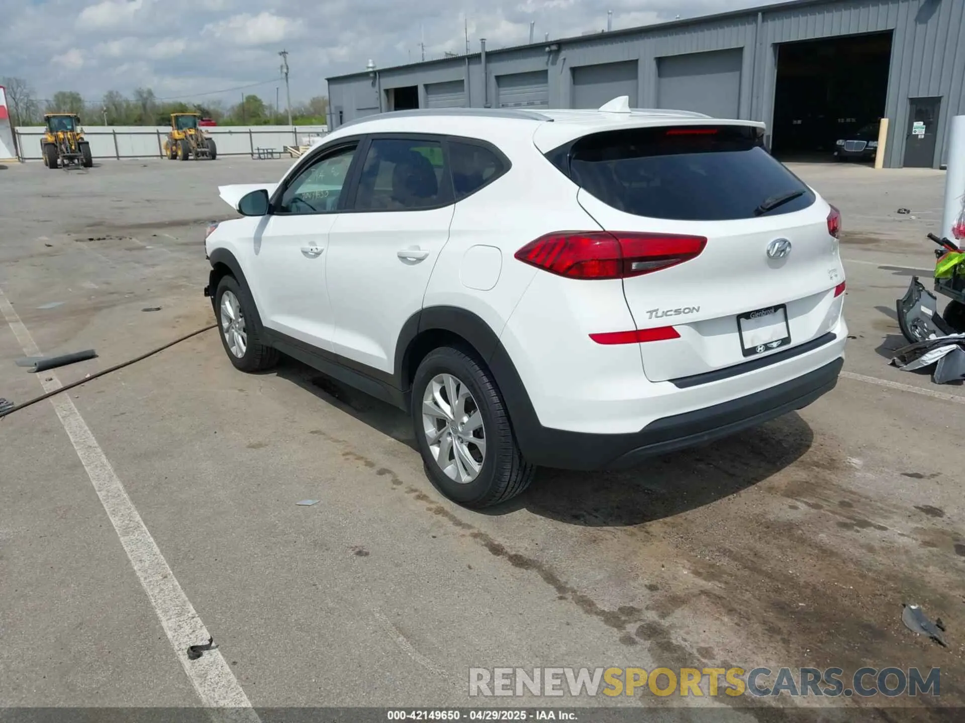 3 Фотография поврежденного автомобиля KM8J33A41MU315916 HYUNDAI TUCSON 2021