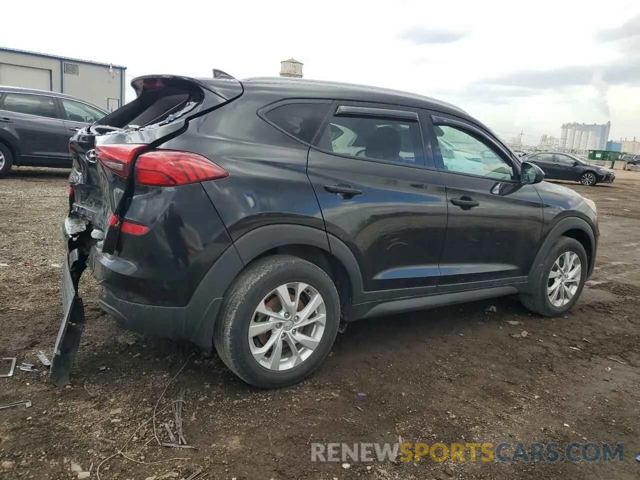 3 Photograph of a damaged car KM8J33A42MU351016 HYUNDAI TUCSON 2021