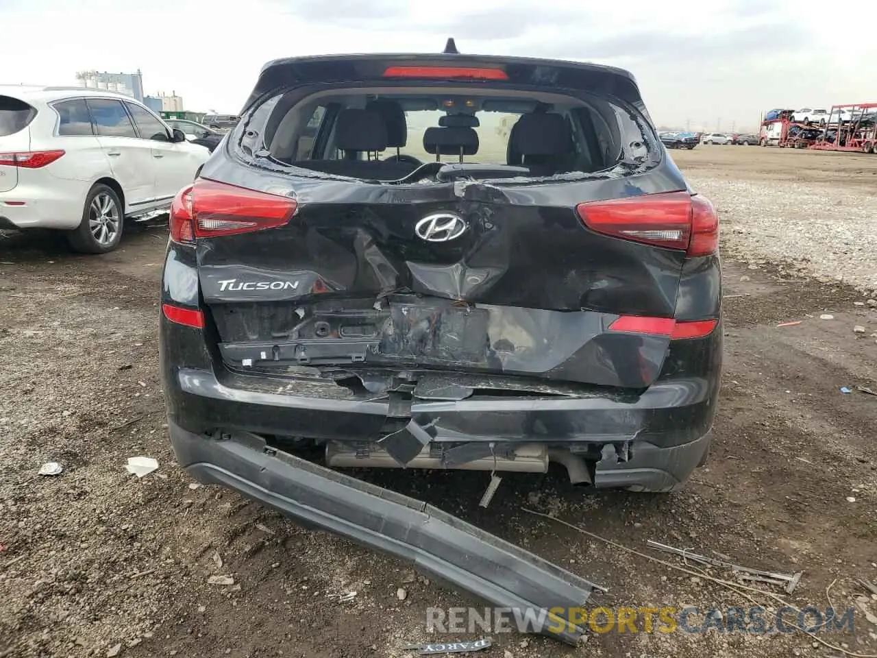 6 Photograph of a damaged car KM8J33A42MU351016 HYUNDAI TUCSON 2021