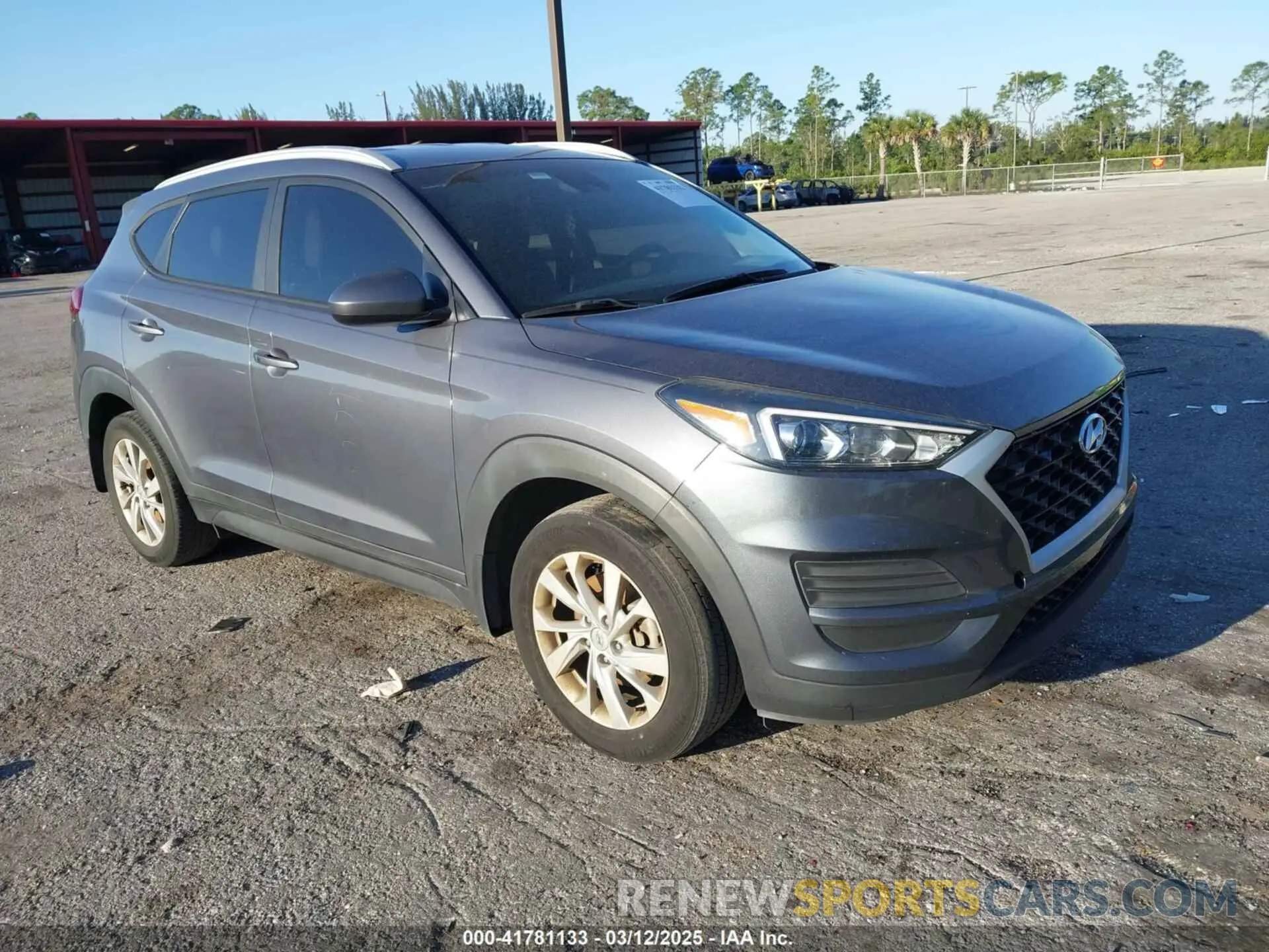 1 Photograph of a damaged car KM8J33A43MU286709 HYUNDAI TUCSON 2021