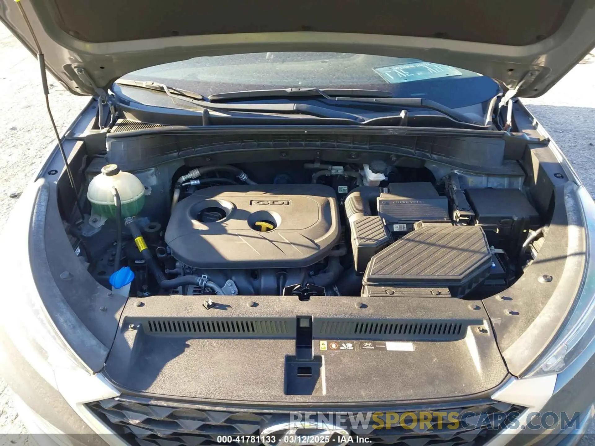 10 Photograph of a damaged car KM8J33A43MU286709 HYUNDAI TUCSON 2021
