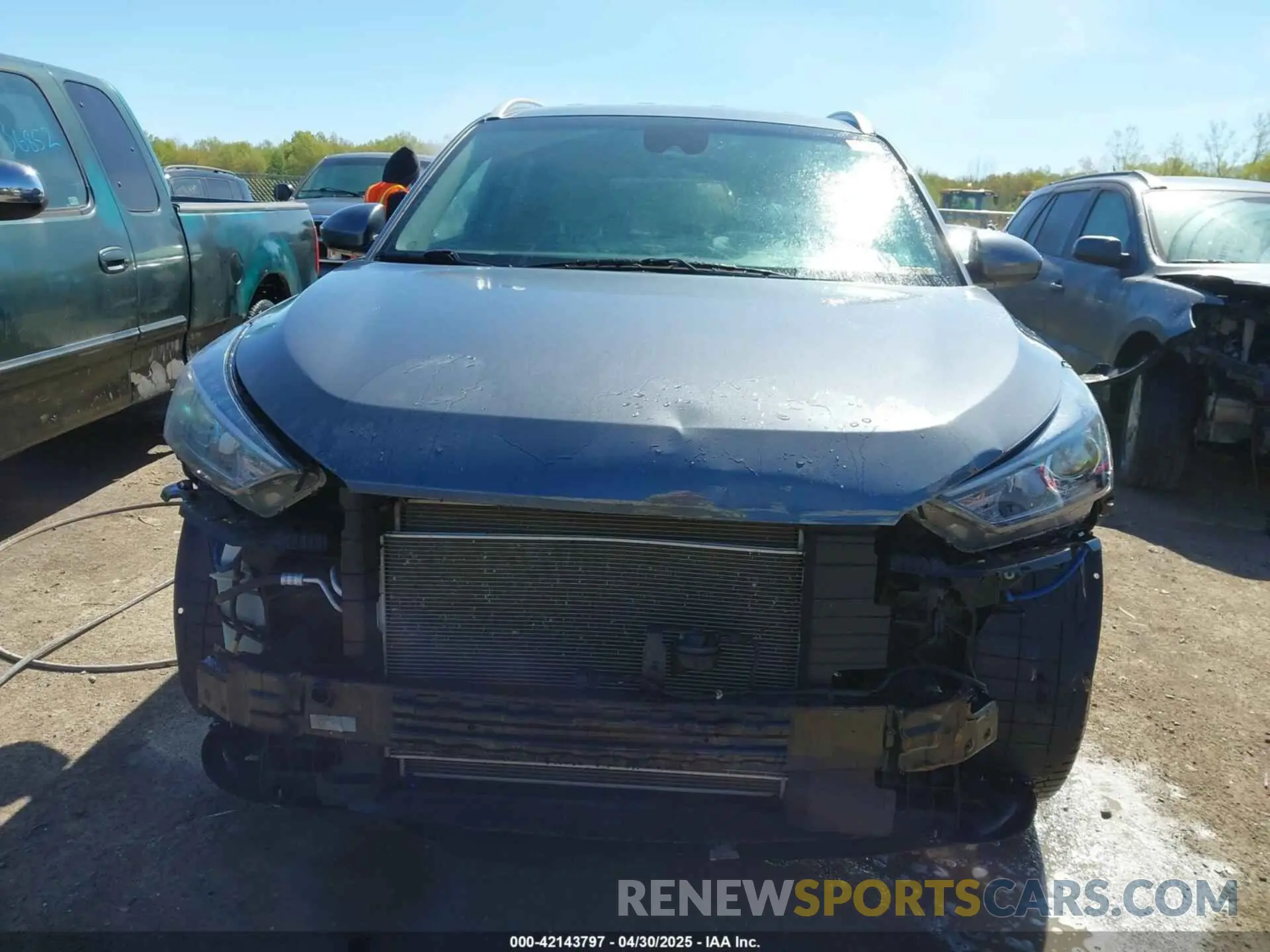 13 Photograph of a damaged car KM8J33A45MU359613 HYUNDAI TUCSON 2021
