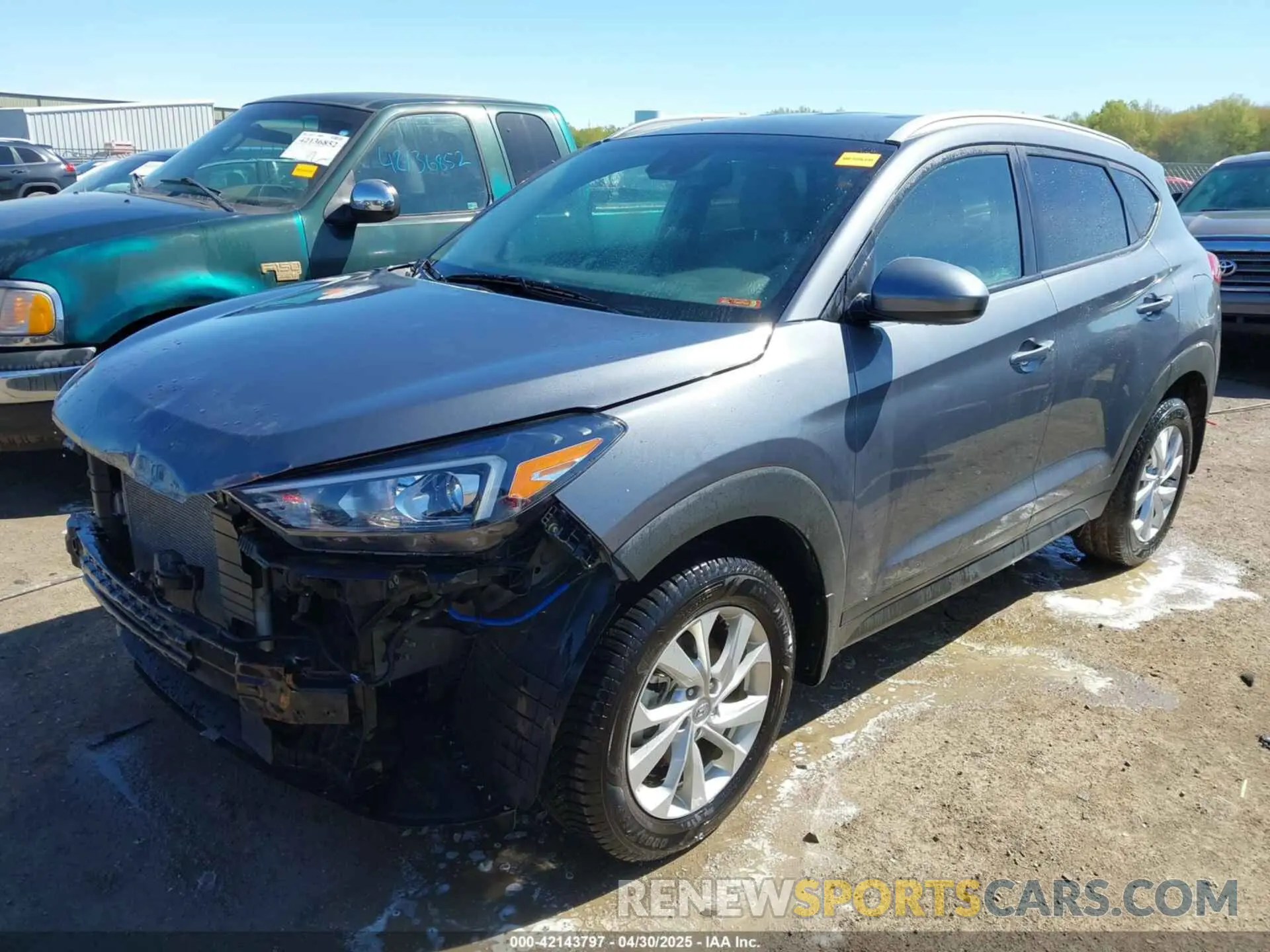 2 Photograph of a damaged car KM8J33A45MU359613 HYUNDAI TUCSON 2021