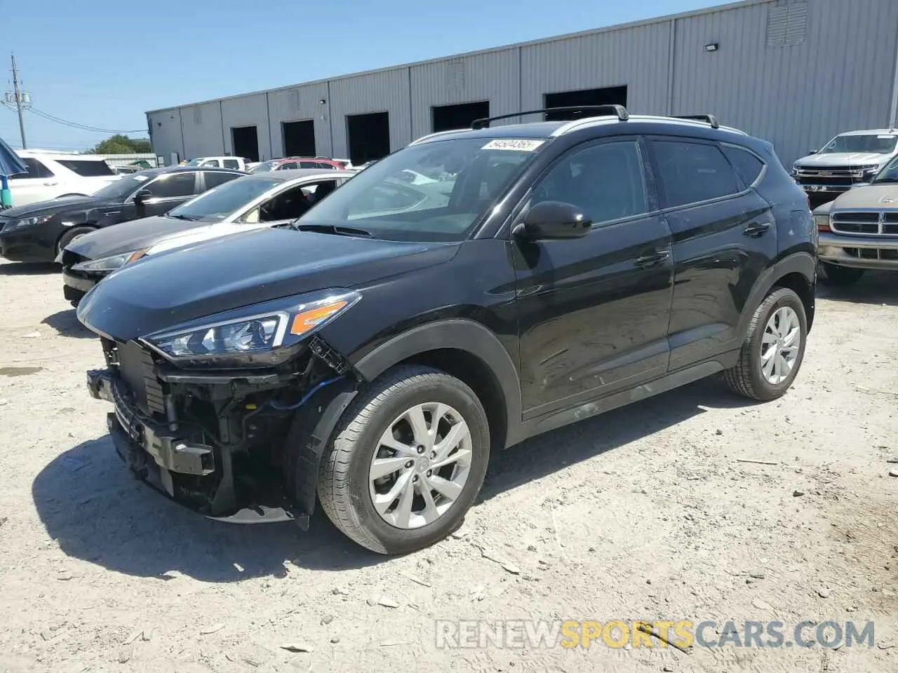 1 Photograph of a damaged car KM8J33A45MU381305 HYUNDAI TUCSON 2021